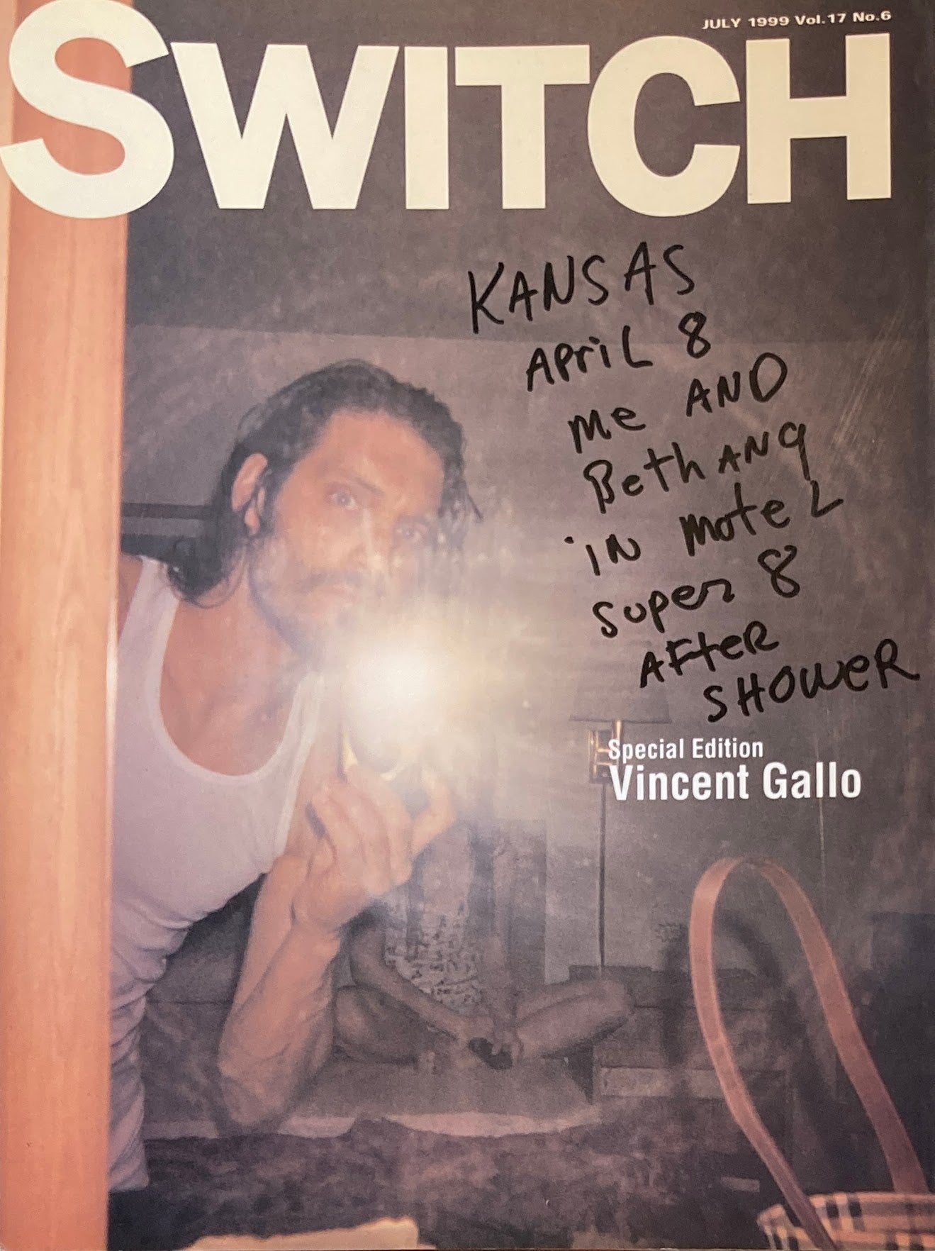 SWITCH Vol.17 No.6 JULY 1999 ヴィンセント・ギャロ