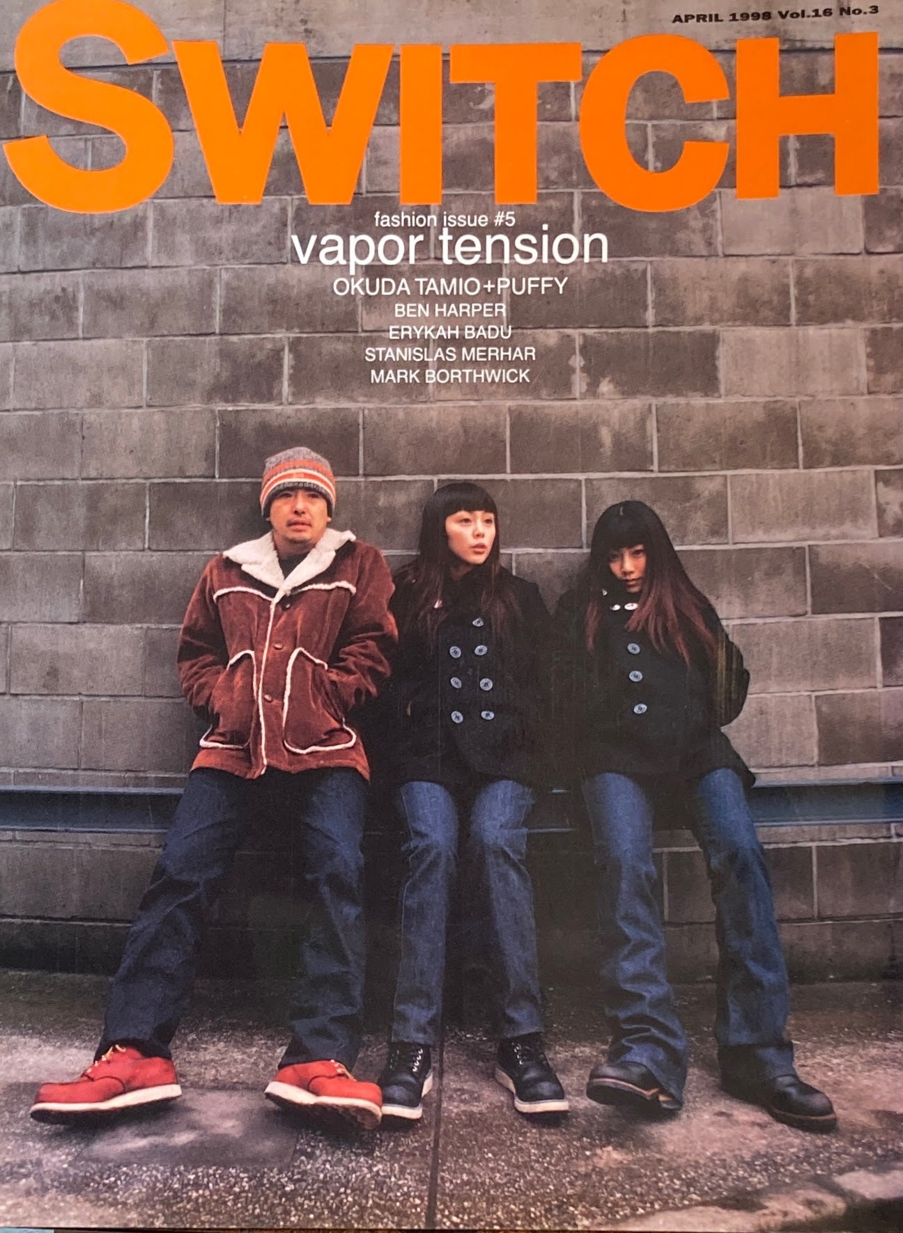 SWITCH Vol.16 No.3 APRIL 1998 奥田民生＋PUFFY – smokebooks shop