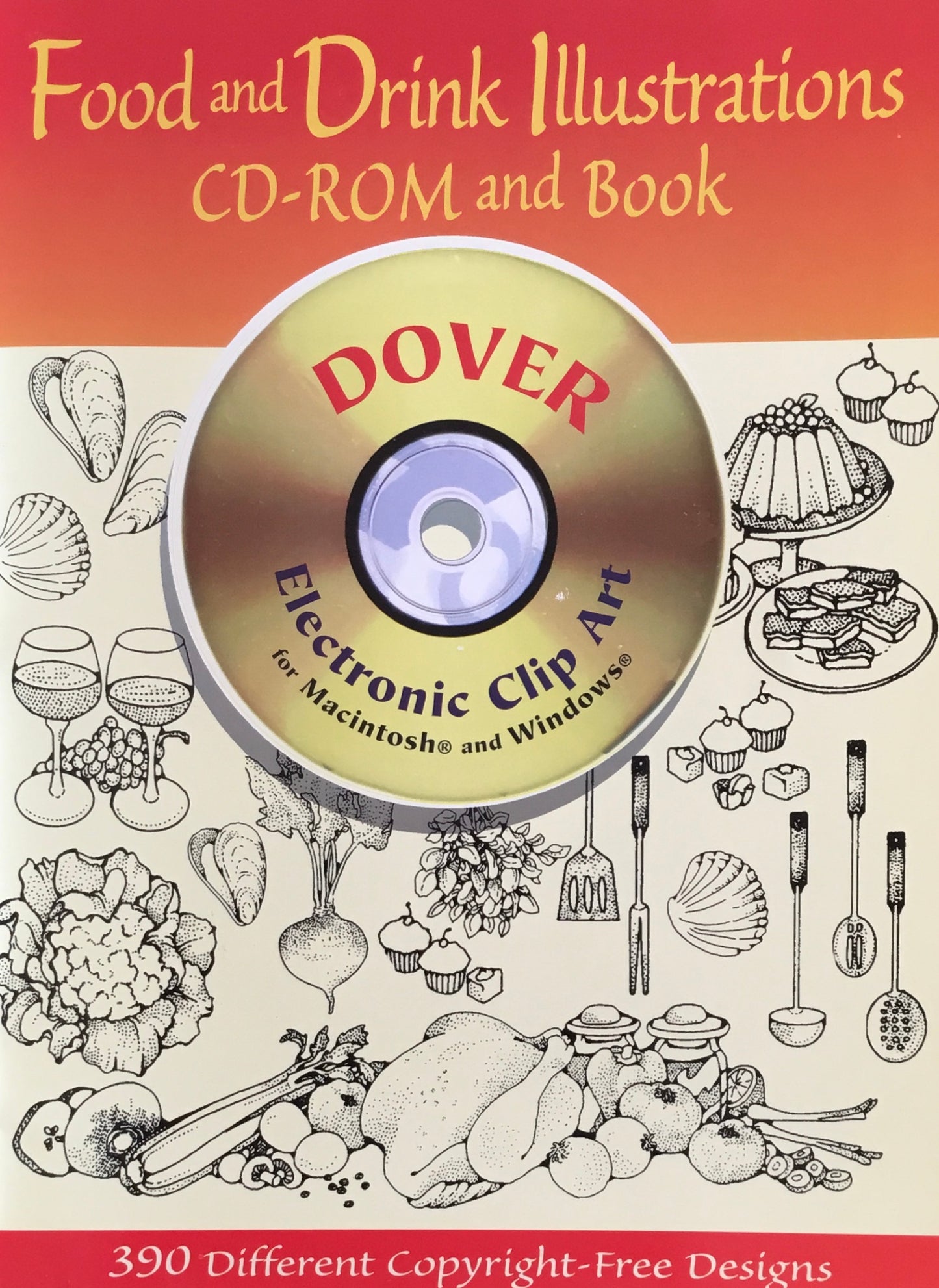 Food and Drink Illustrations CD-ROM & BOOK