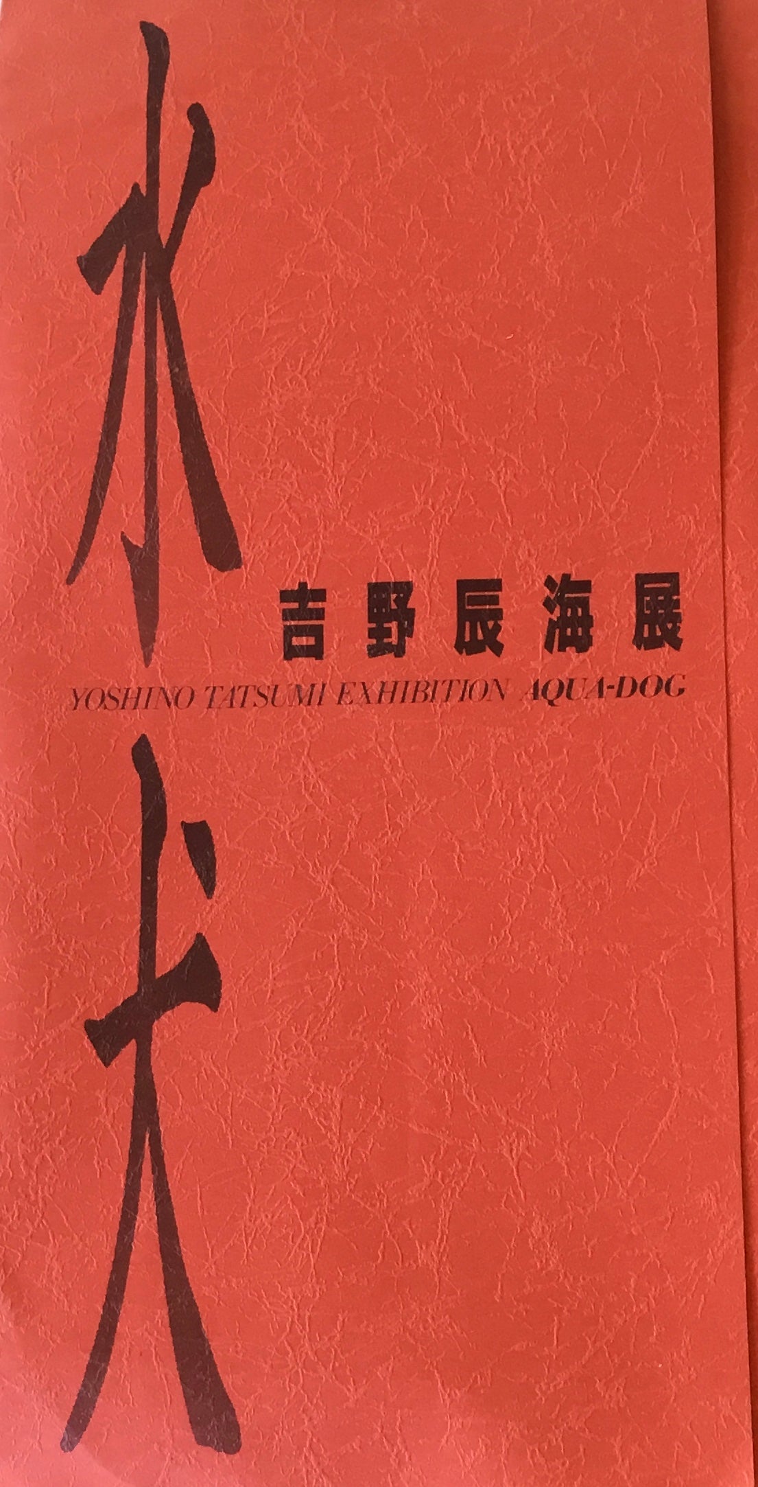 吉野辰海展 水犬 1989