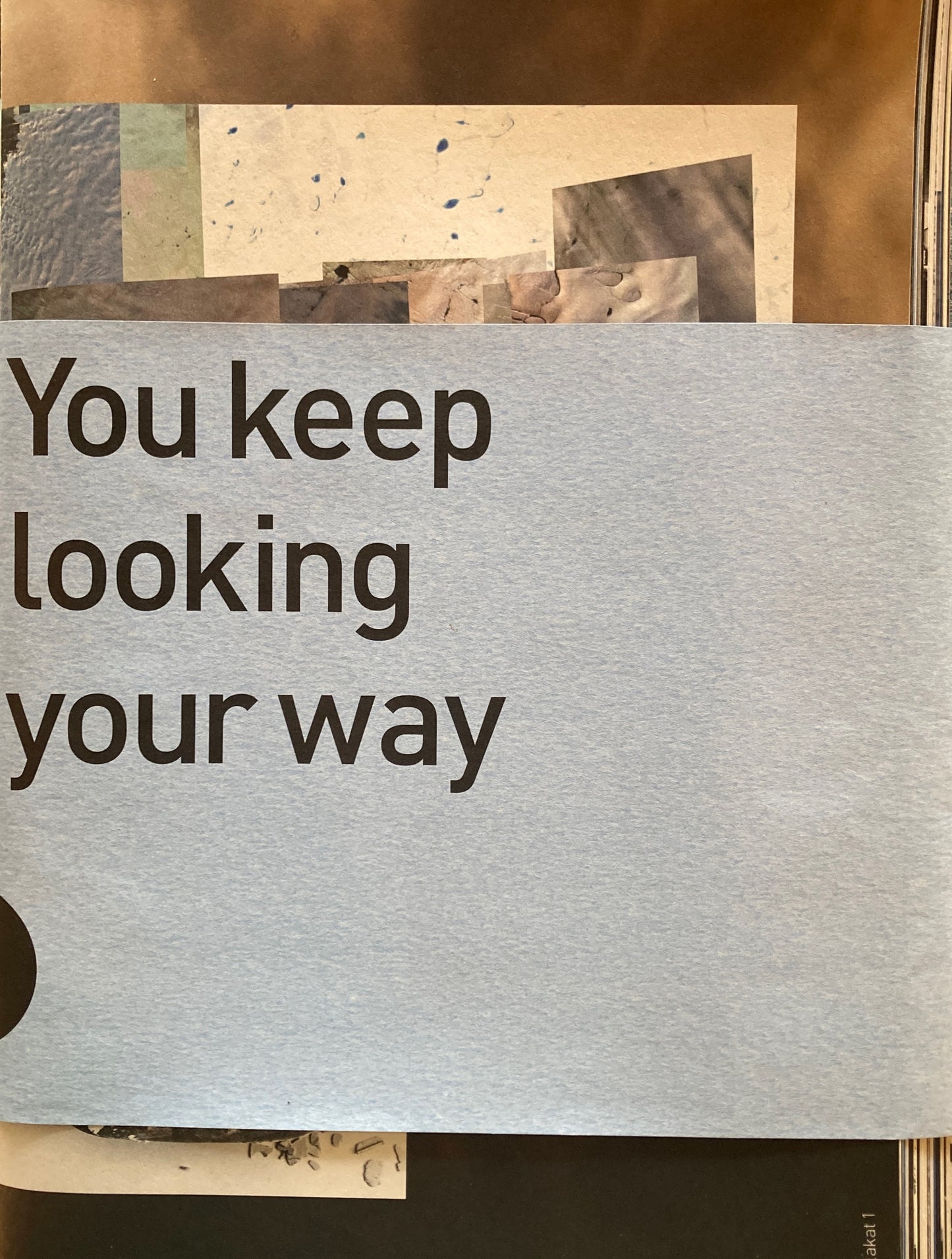 You keep looking your way Philipp Hänger フィリップ・ヘンガー