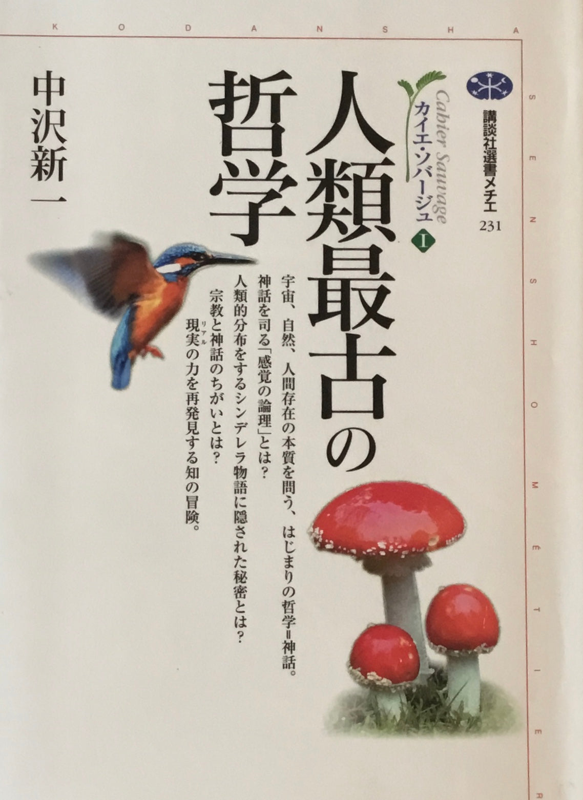 人類最古の哲学 カイエ・ソバージュⅠ 中沢新一