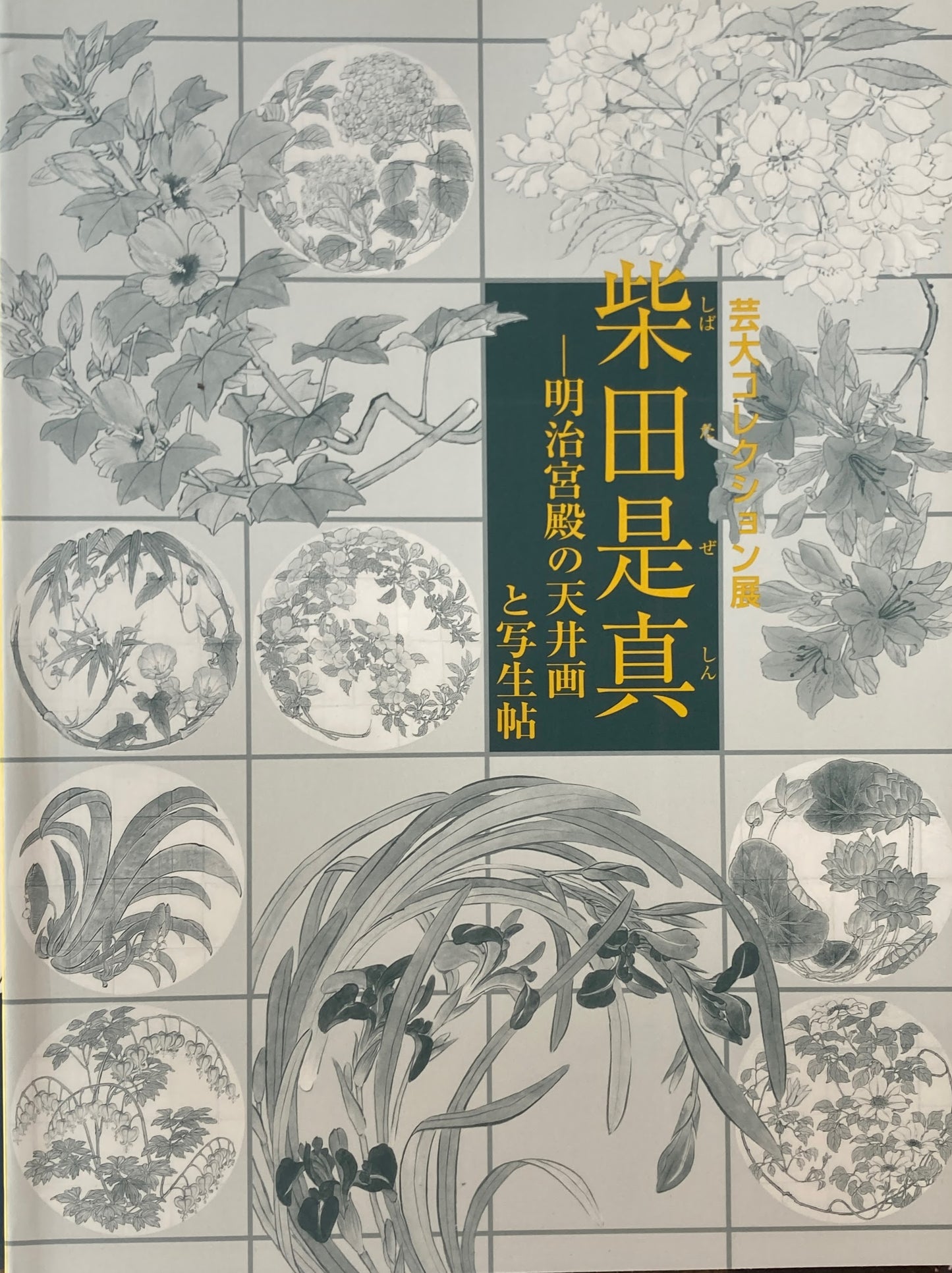柴田是真 明治宮殿の天井画と写生帖