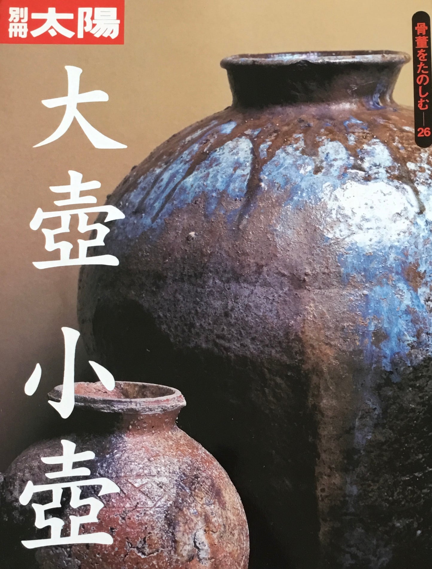 別冊太陽 大壺小壺 骨董をたのしむ26