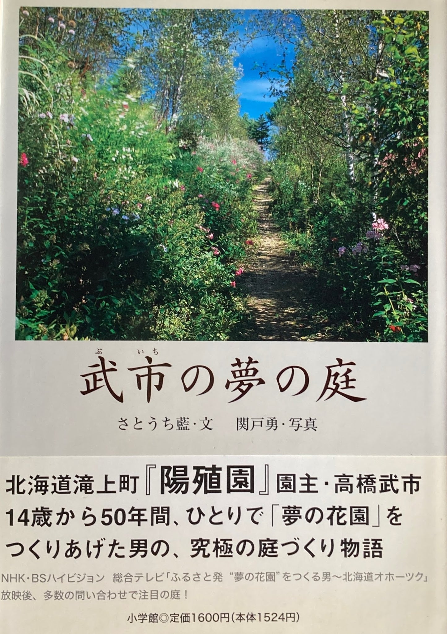 武市の夢の庭 さとうち藍 関戸勇