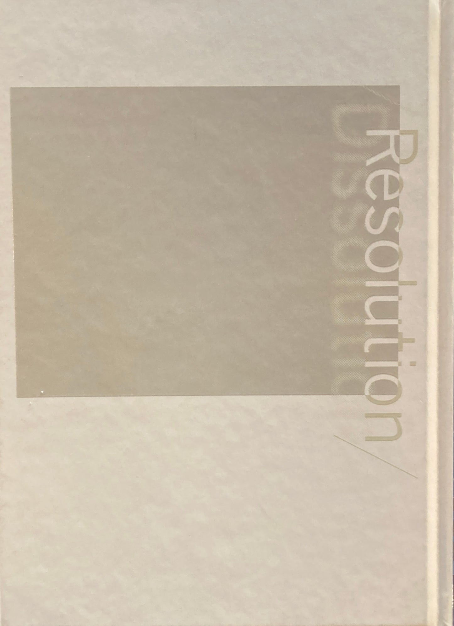 Resolution 写真の現在3 臨界をめぐつ6つの試論