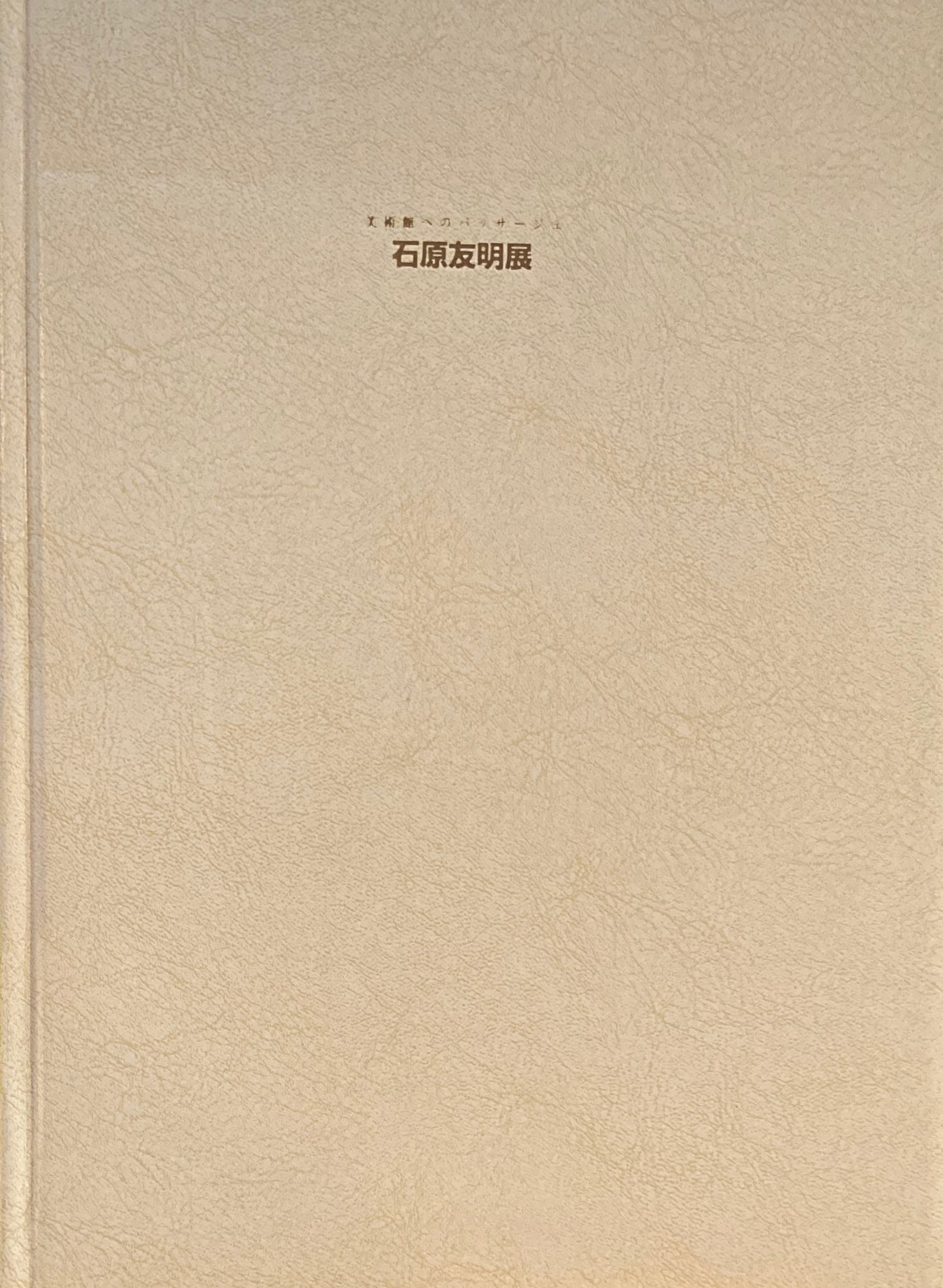 石原友明展 美術館へのパッサージュ