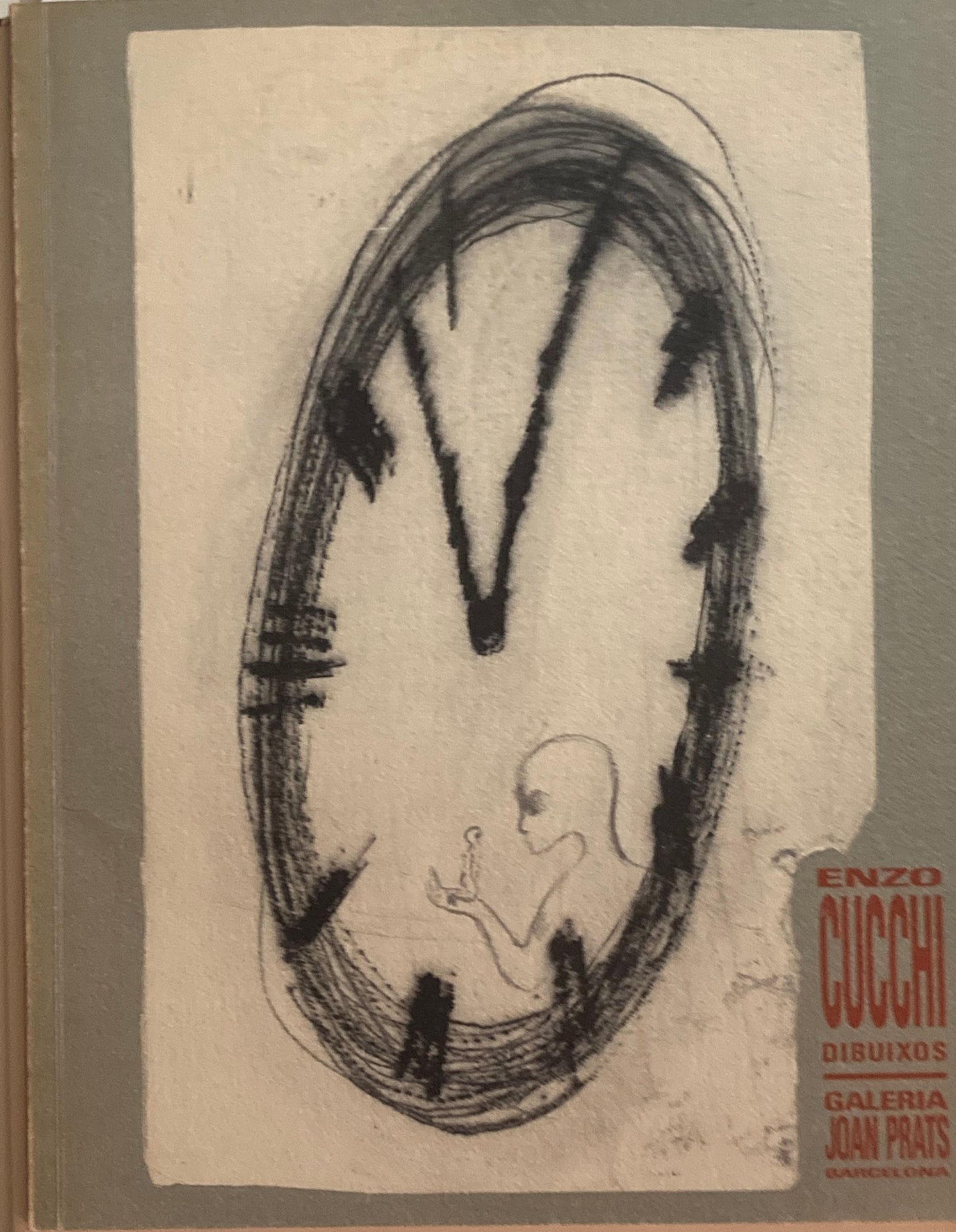 Enzo Cucchi Dibuixos Galeria Joan Prats Barcelona