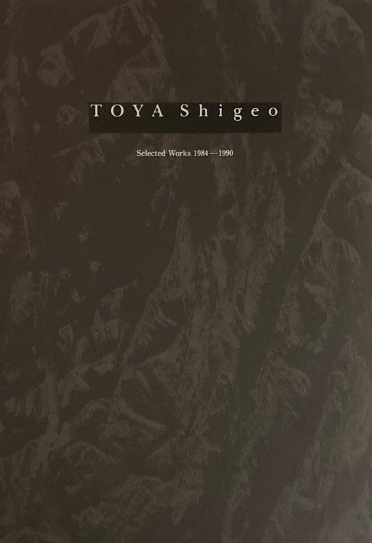 戸谷成雄 TOYA Shigeo Selected Works Ⅰ984-1990