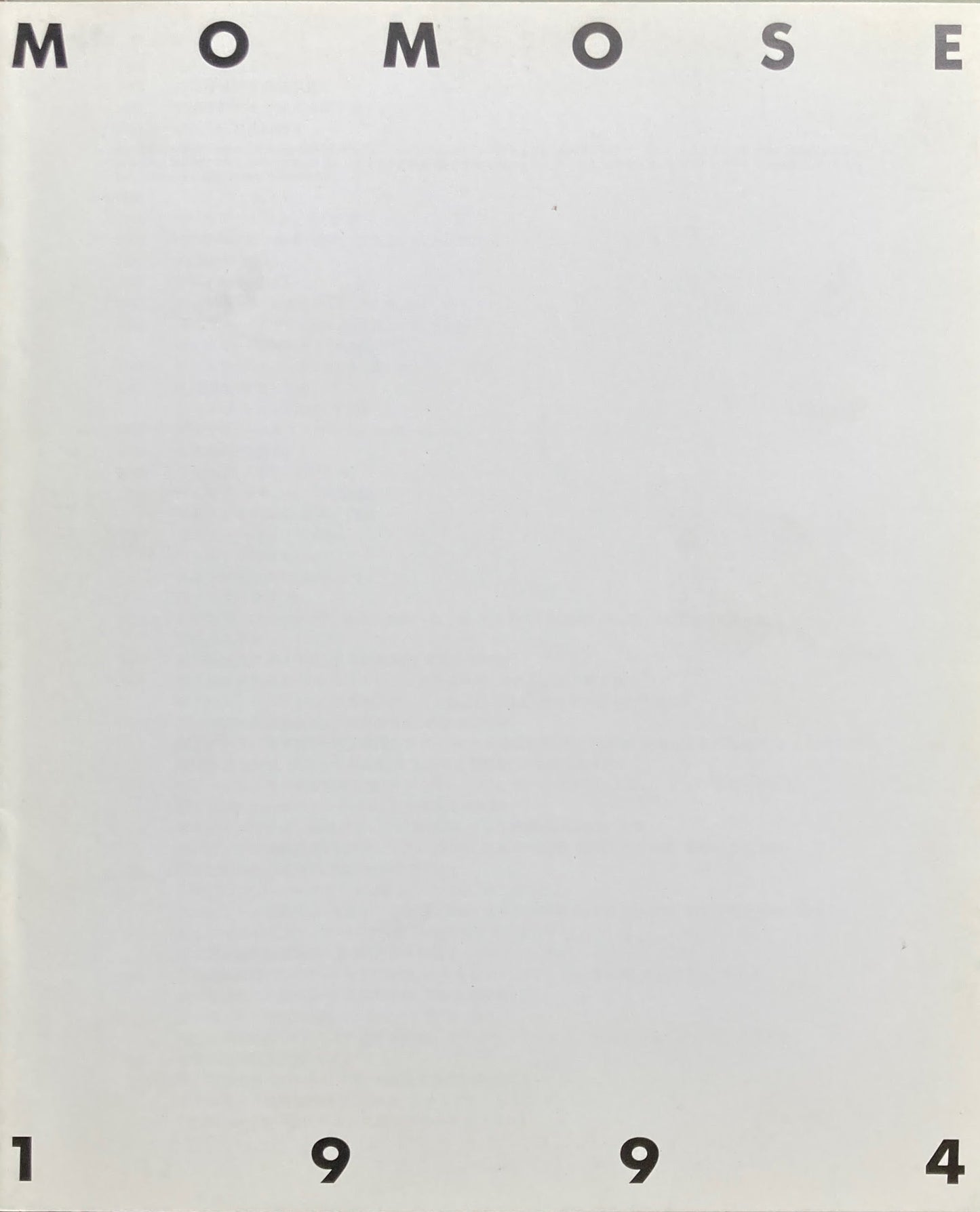 MOMOSE 1994 百瀬寿展