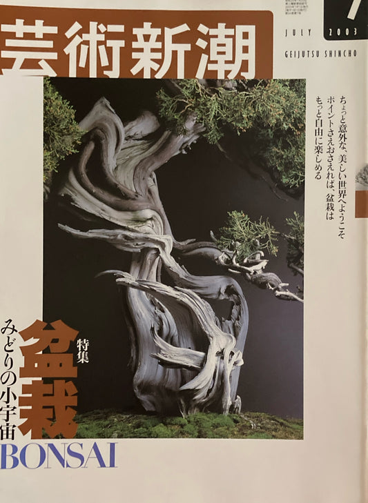 芸術新潮 2003年7月号 盆栽 みどりの小宇宙