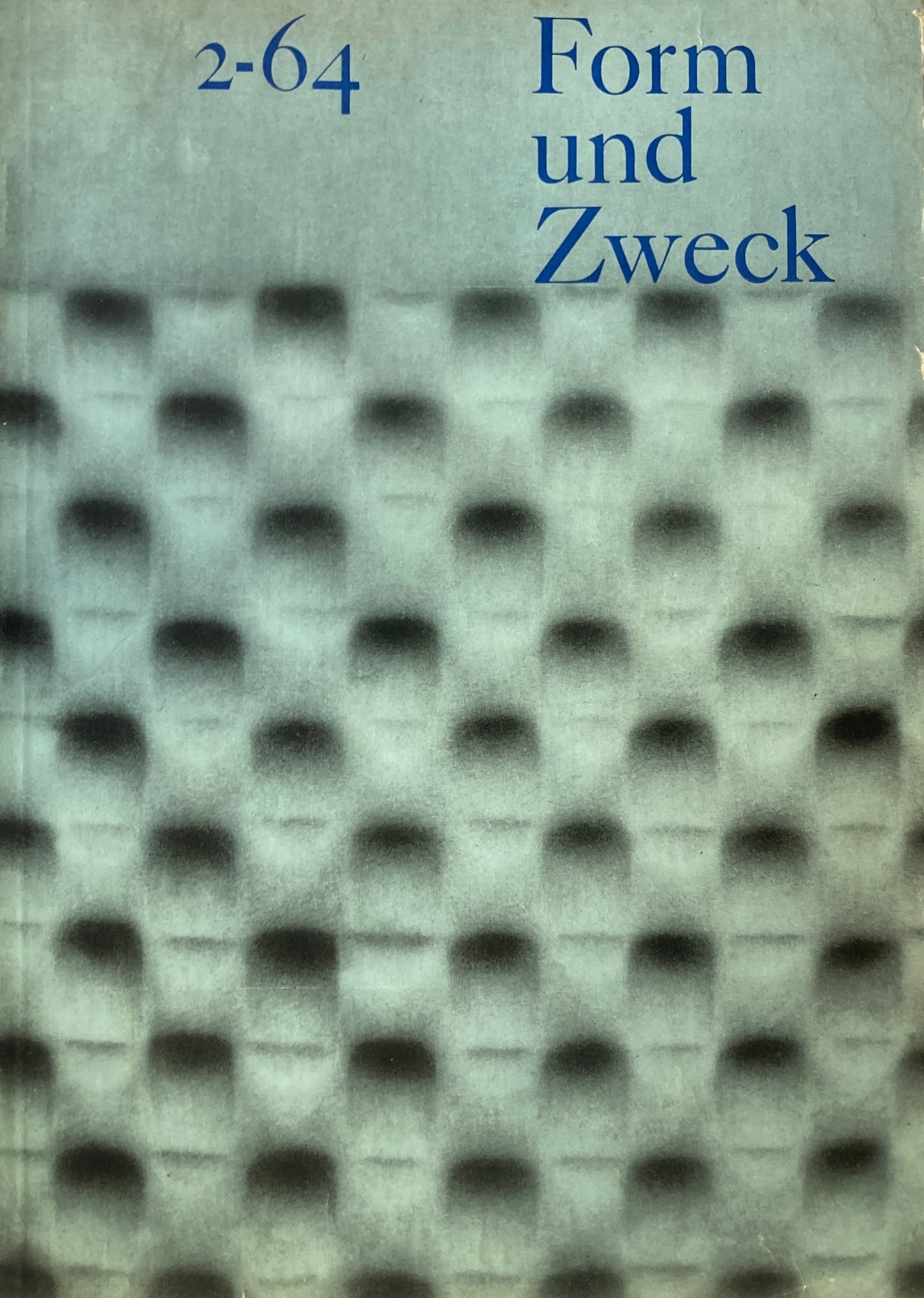 form und zweck 2/1964 Zentralinstitut für Gestaltung,berlin