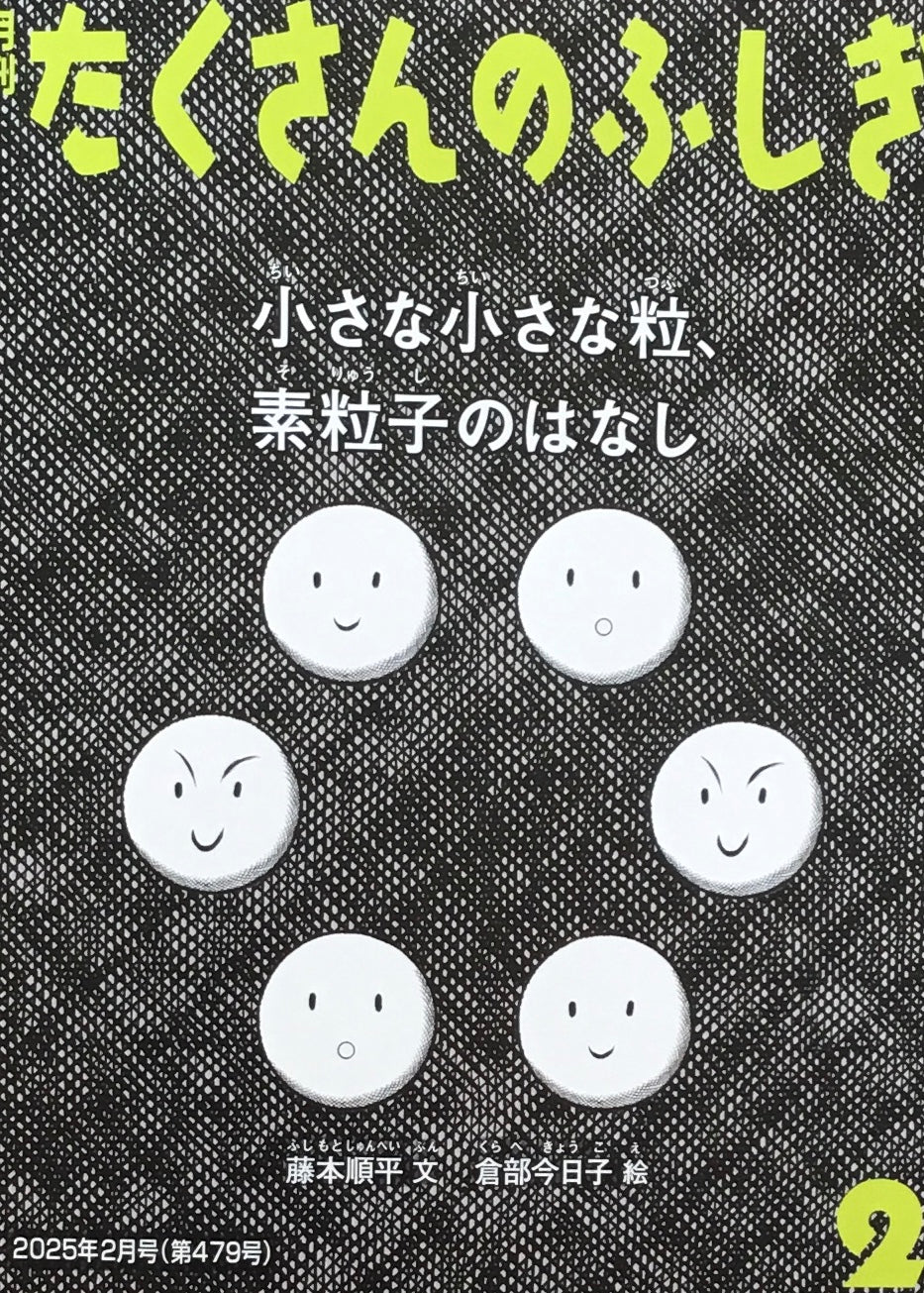 小さな小さな粒、素粒子のはなし たくさんのふしぎ479号 2025年2月号