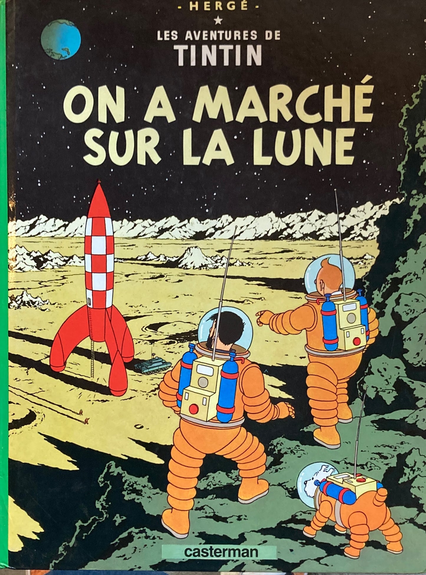 On a Marche sur la Lune エルジェ Les Aventures de TINTIN