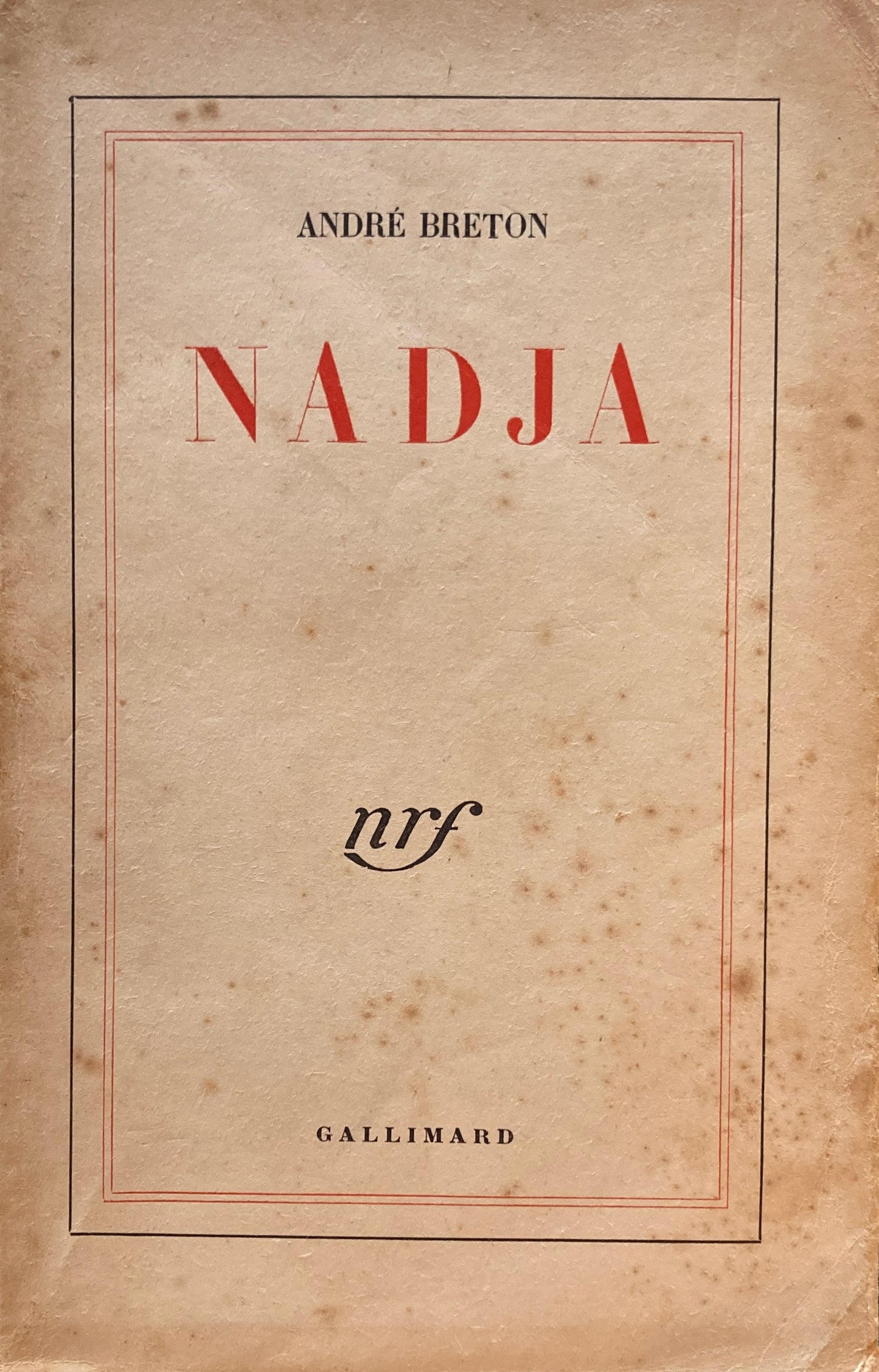 NADJA Andre Breton アンドレ・ブルトン