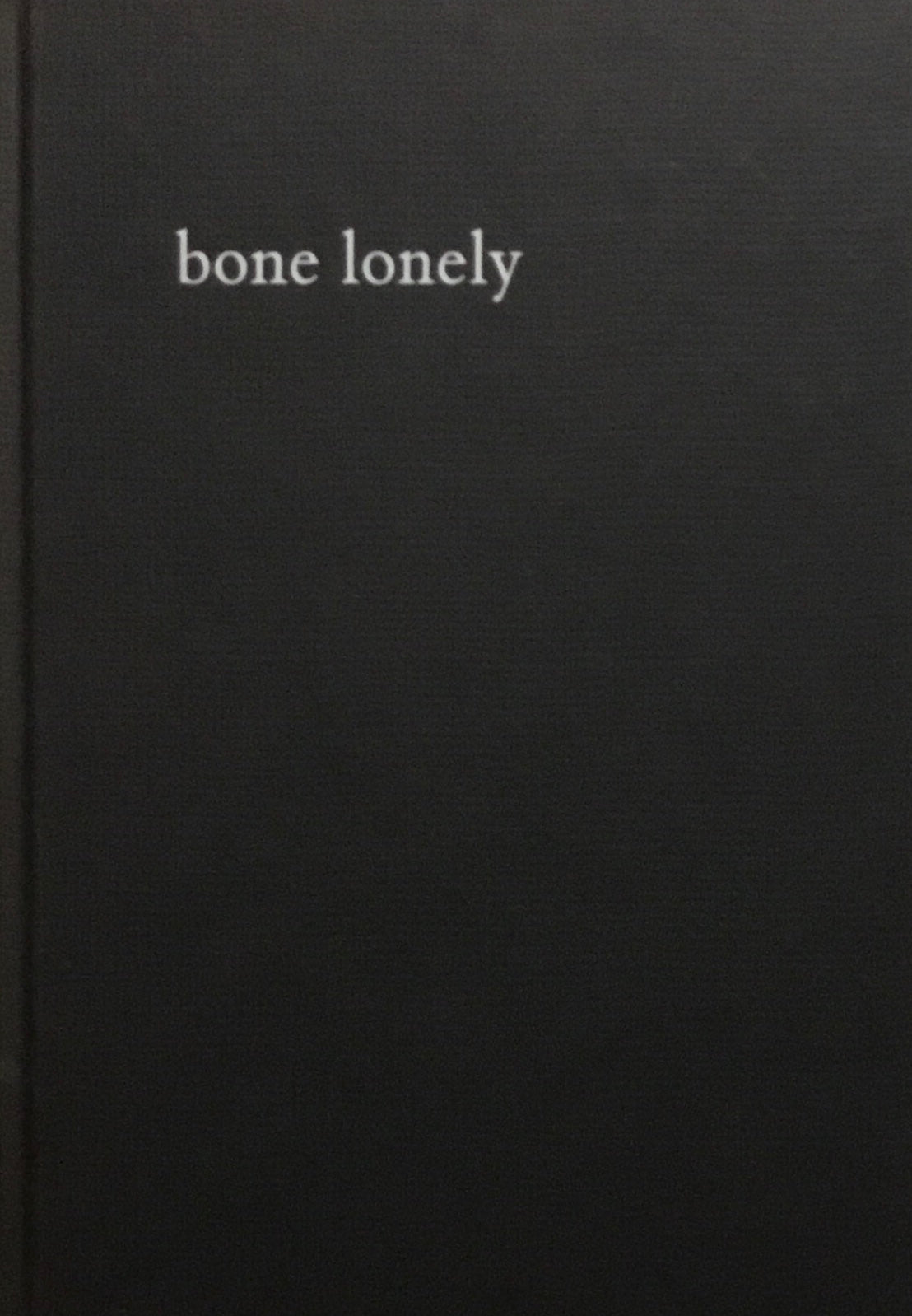 bone lonely Paulo nozolino パウロ・ノゾリーノ