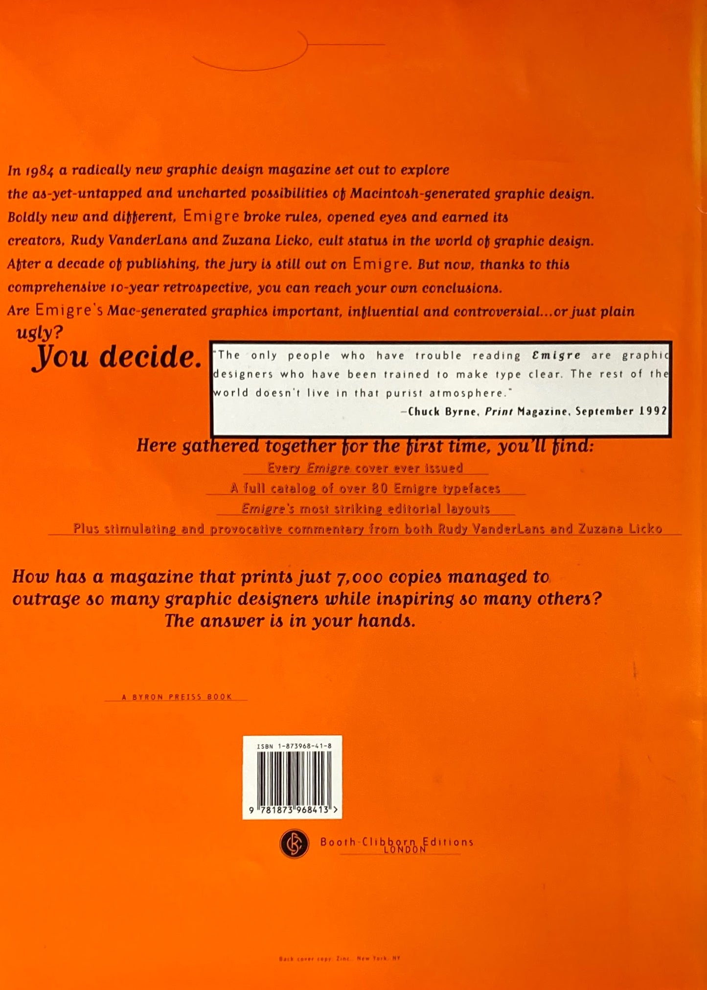 Emigre The Book Graphic Design into the Degital Realm EMIGRE magazine