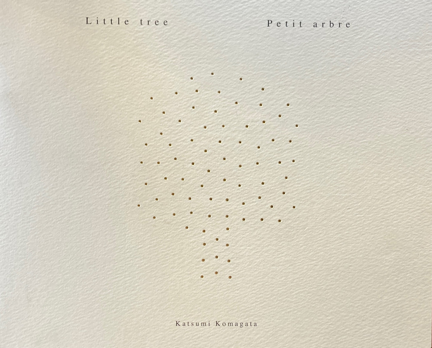 Little tree Petit arbre Katsumi Komagata 駒形克己