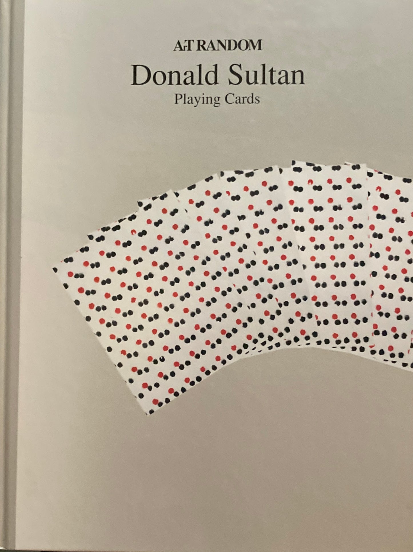 ArT RANDOM 17 Donald Sultan Playing Cards アート・ランダム