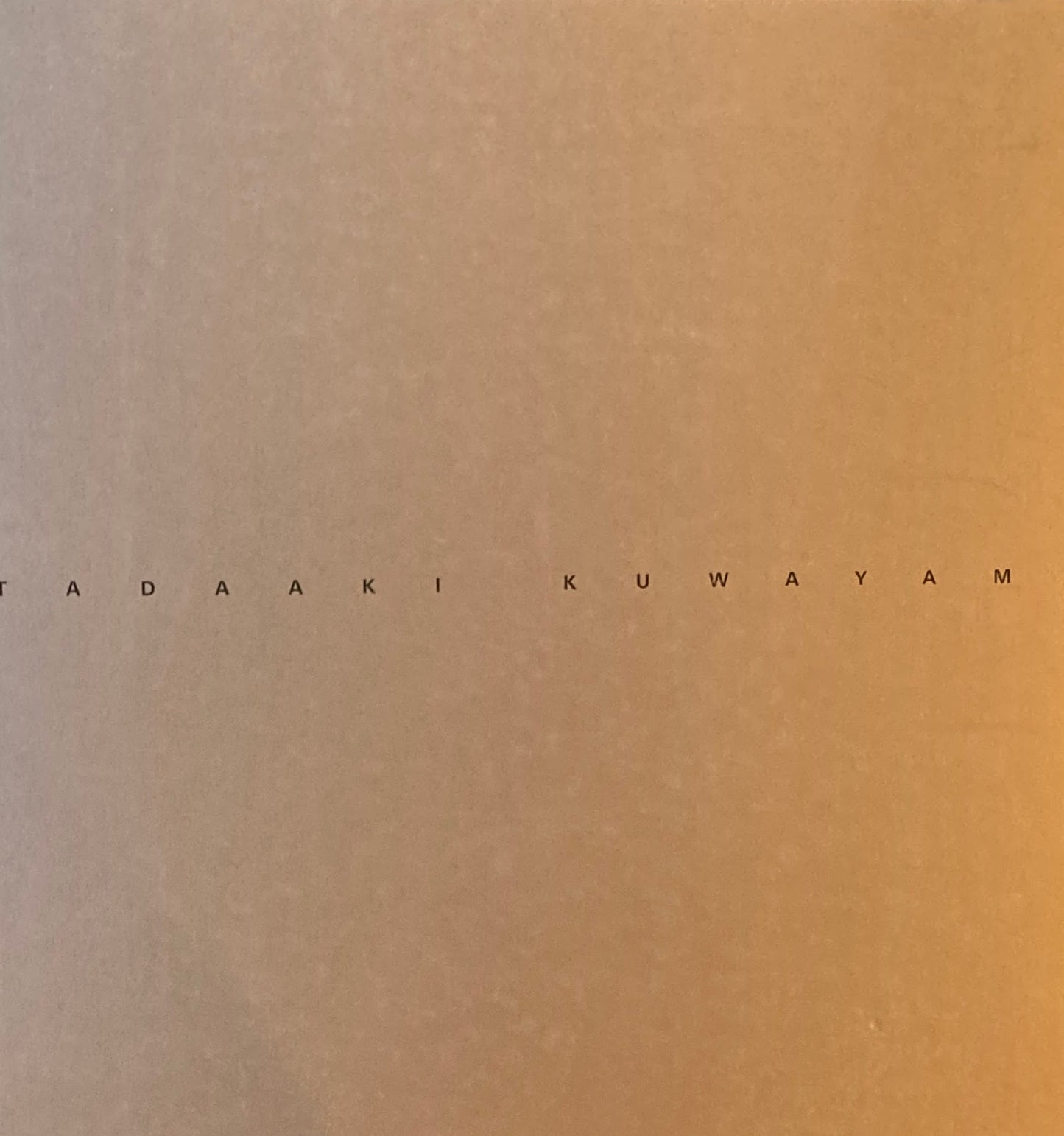 桑山忠明 プロジェクト'96 TADAAKI KUWAYAMA