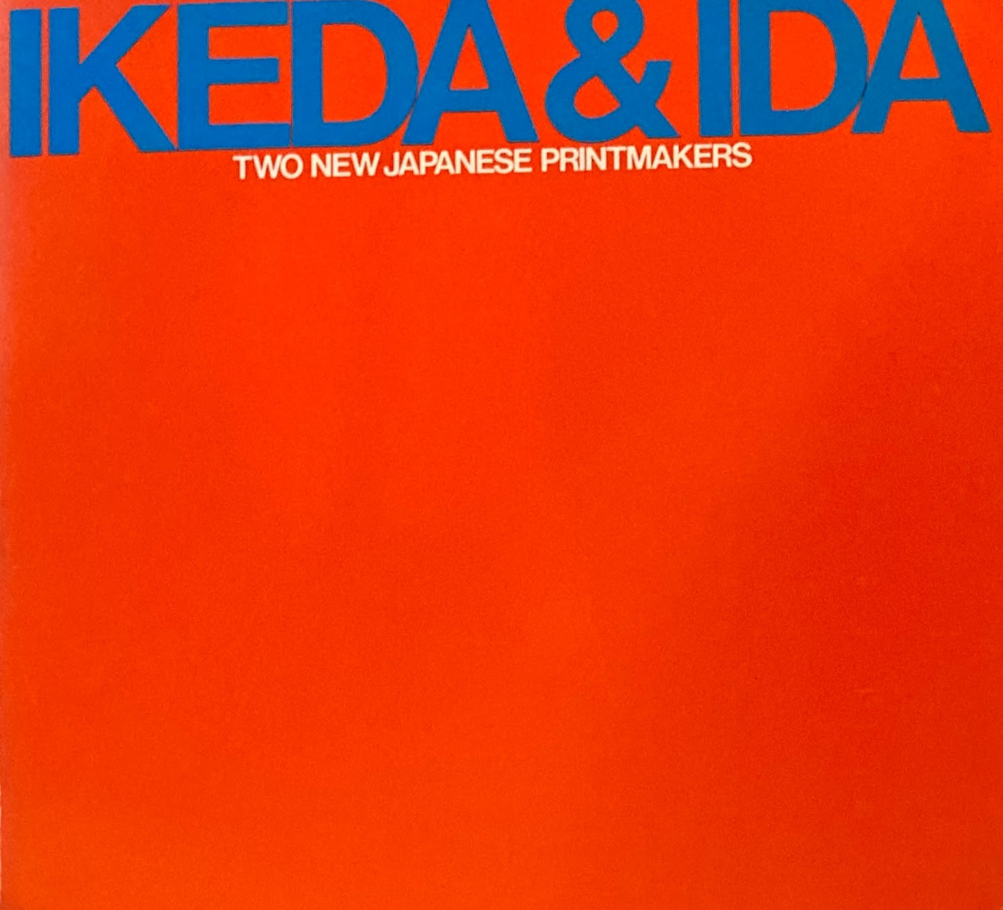 IKEDA & IDA Two New Japanese Printmakers Rand Castile 池田満寿夫 井田照一
