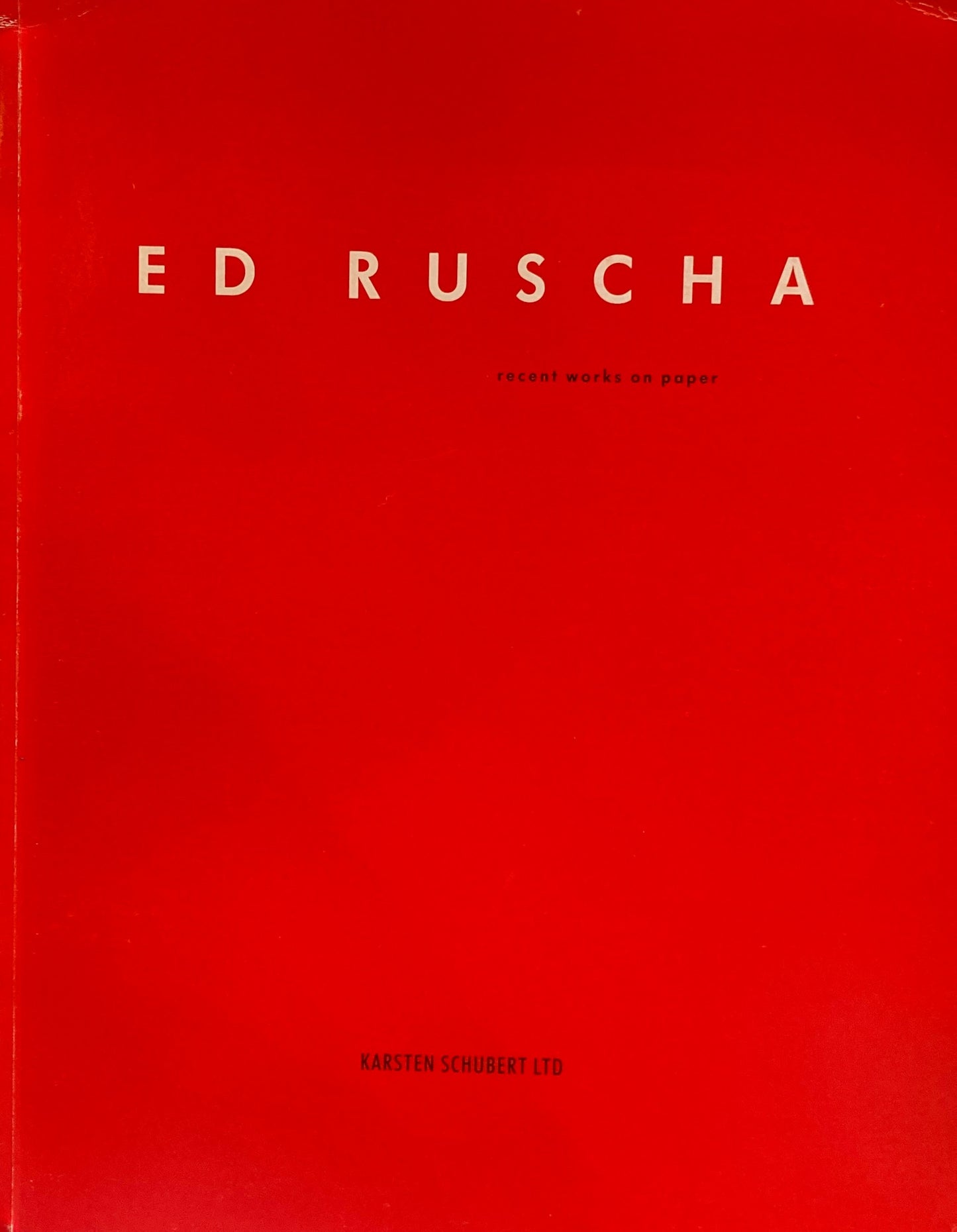 Ed Ruscha Recent Works On Paper エド・ルシェ
