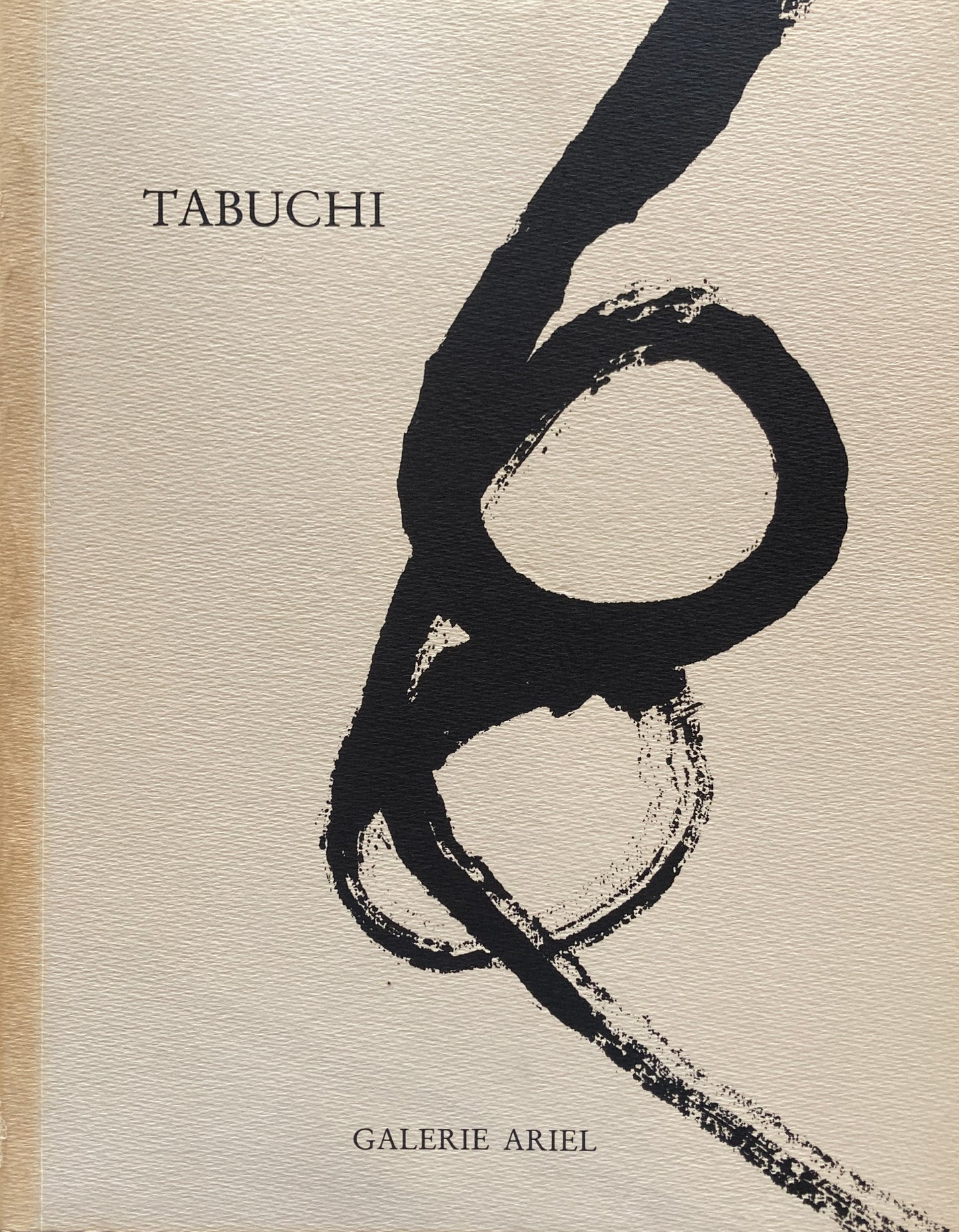 TABUCHI Edmond JABES Galerie Ariel