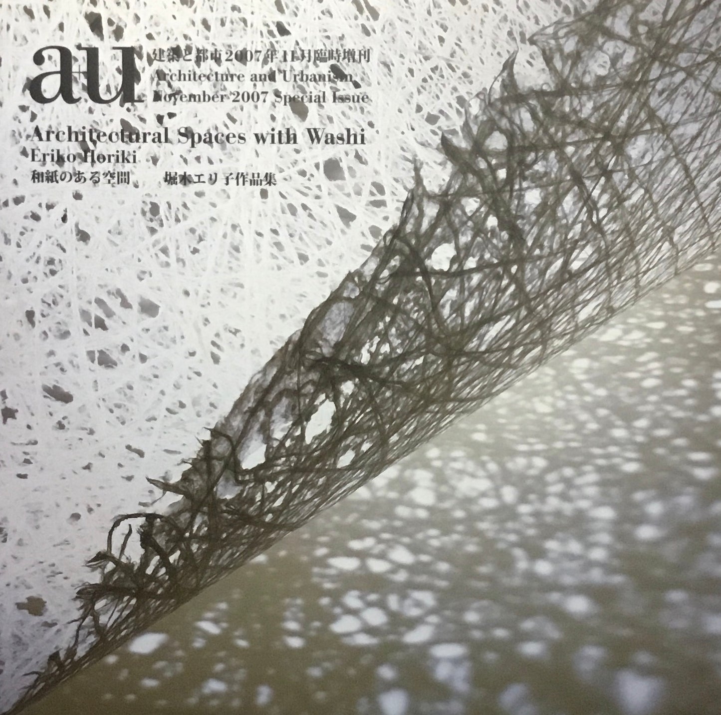 和紙のある空間 堀木エリ子作品集 建築と都市 a+u 2007年11月臨時増刊