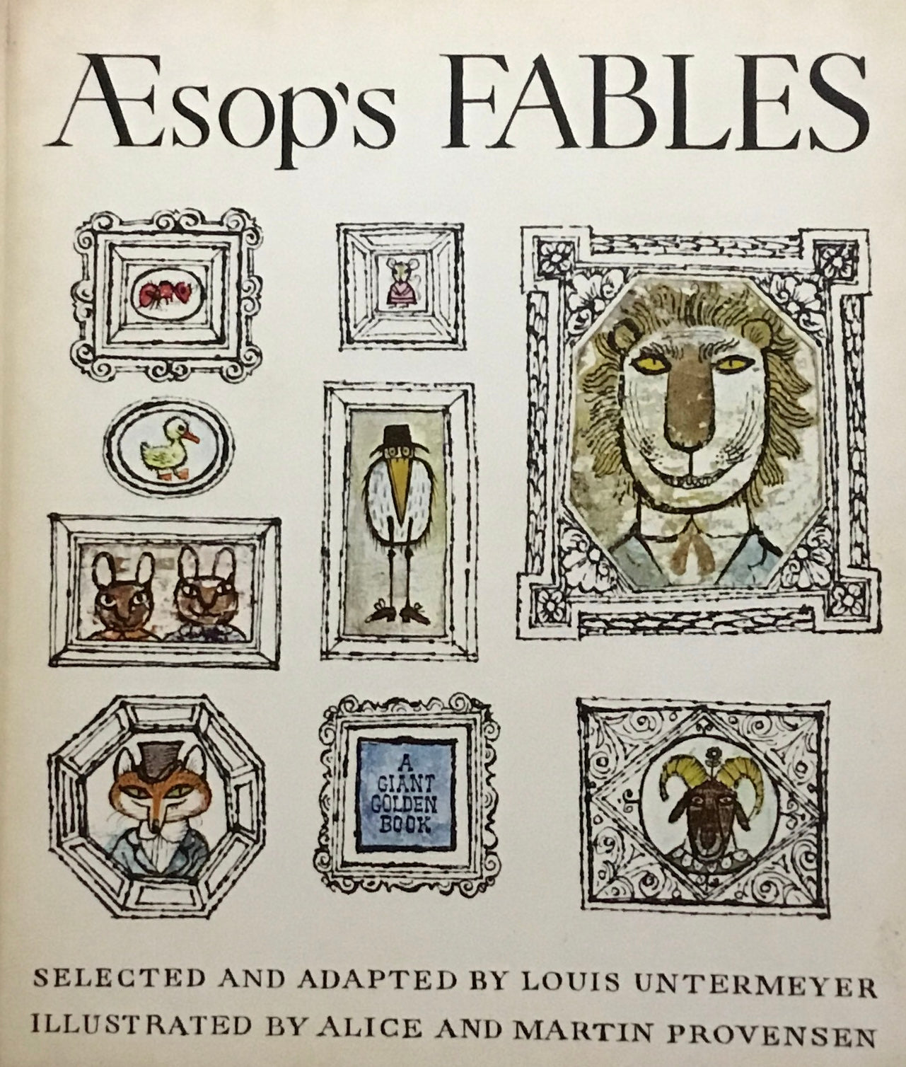 AEsop' s FABLES Alice & Martin Provensen プロベンセン夫妻