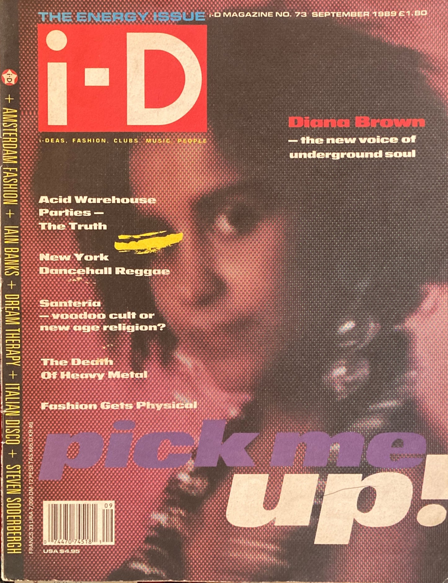 i-D magazine no.73 september 1989 The Energy issue