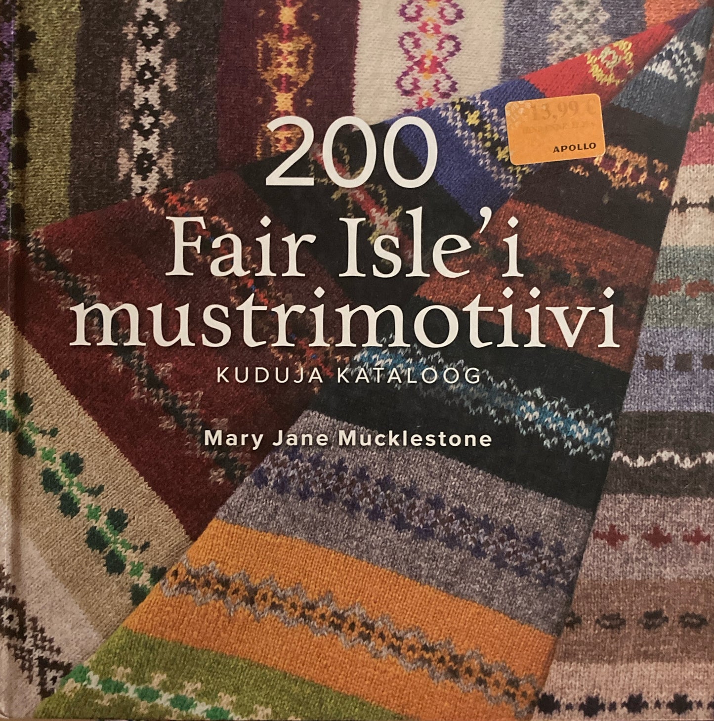 200 FAIR ISLE´I MUSTRIMOTIIVI 200のフェアアイルパターン