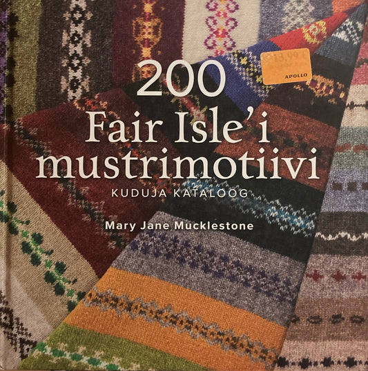 200 FAIR ISLE´I MUSTRIMOTIIVI 200のフェアアイルパターン