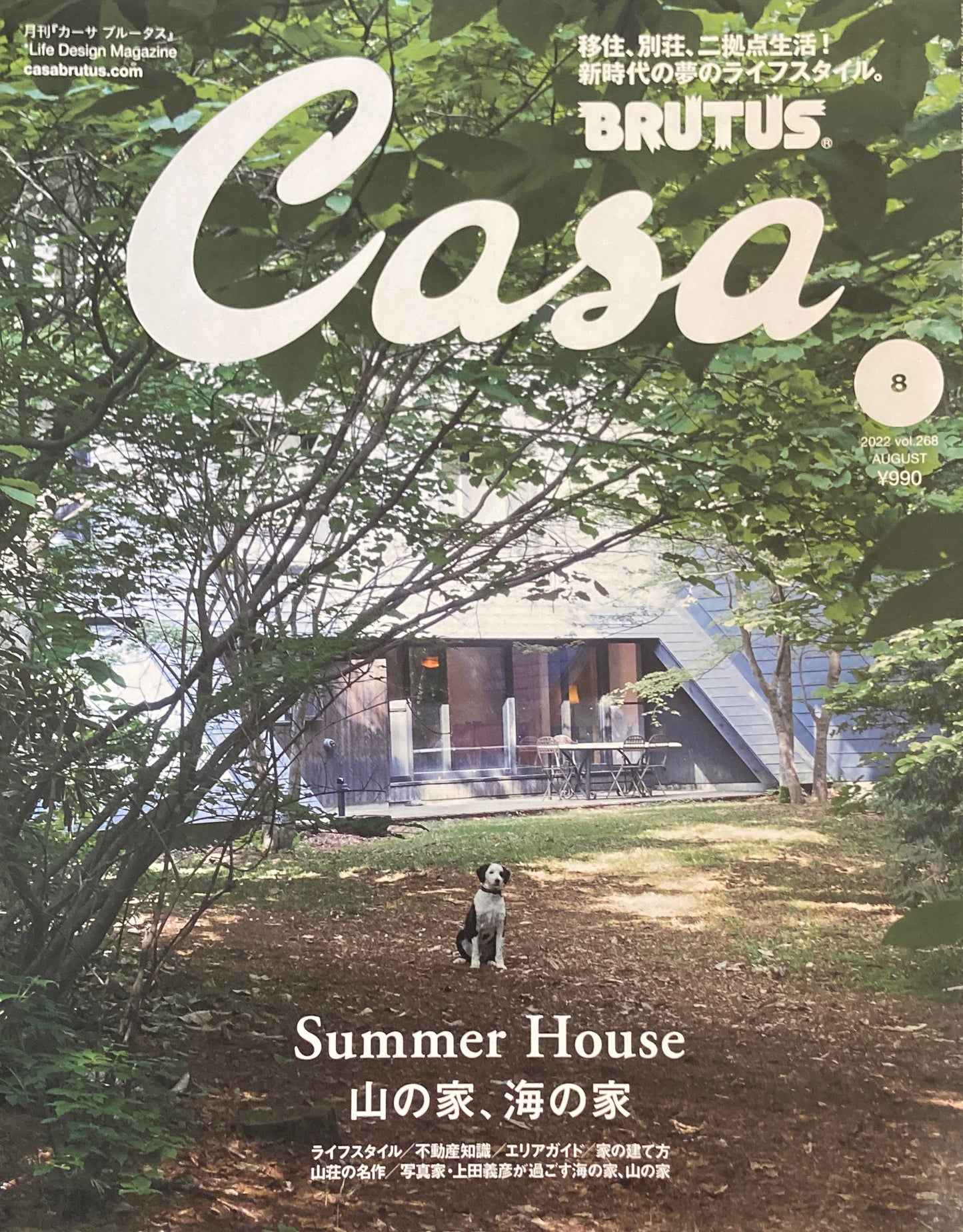 Casa BRUTUS カーサブルータス 2022年8月号 VOL.268 山の家、海の家