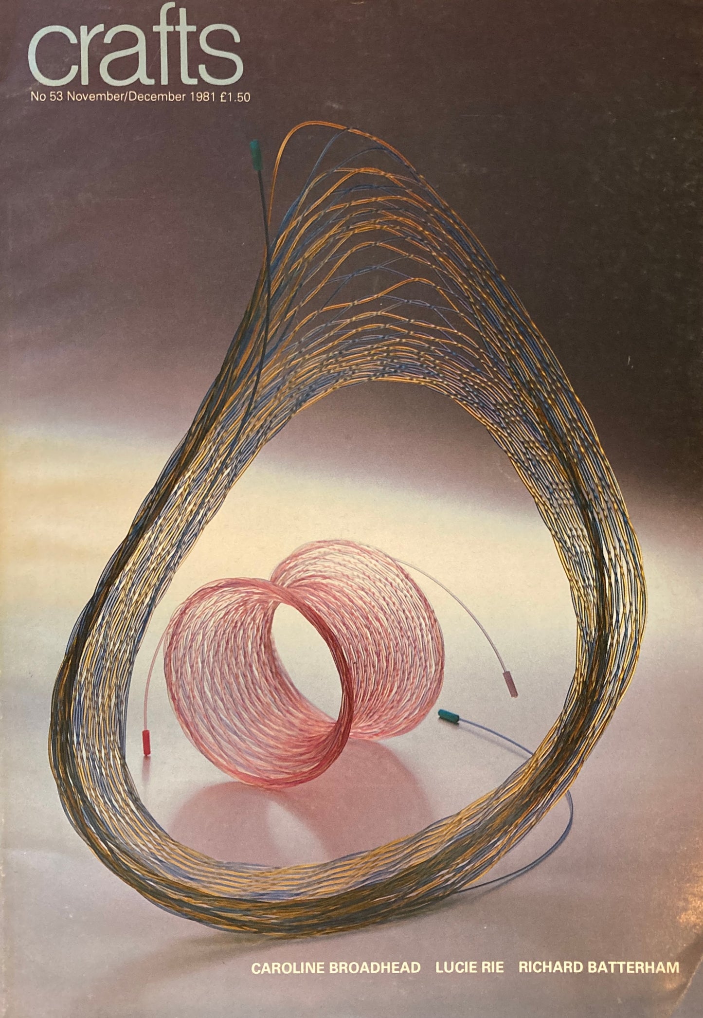 crafts No.53 November/December 1981 Caroline Broadhead/Lucie Rie /Richard Batterham