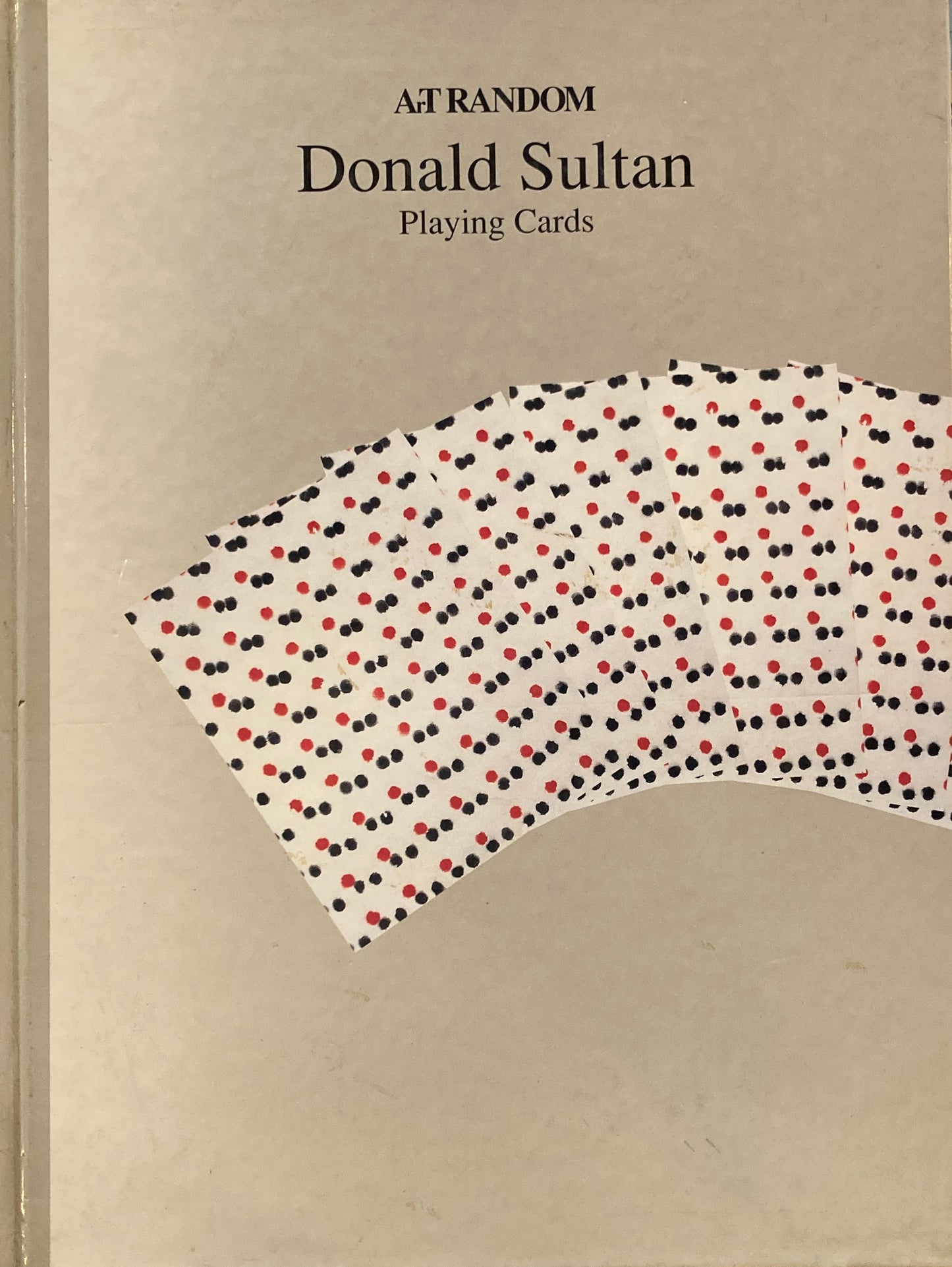 ArT RANDOM 17 Donald Sultan Playing Cards