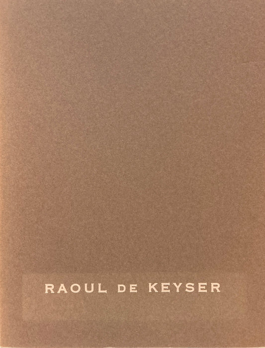 ラウル・デ・カイザー展 2001  Raoul De Keyser