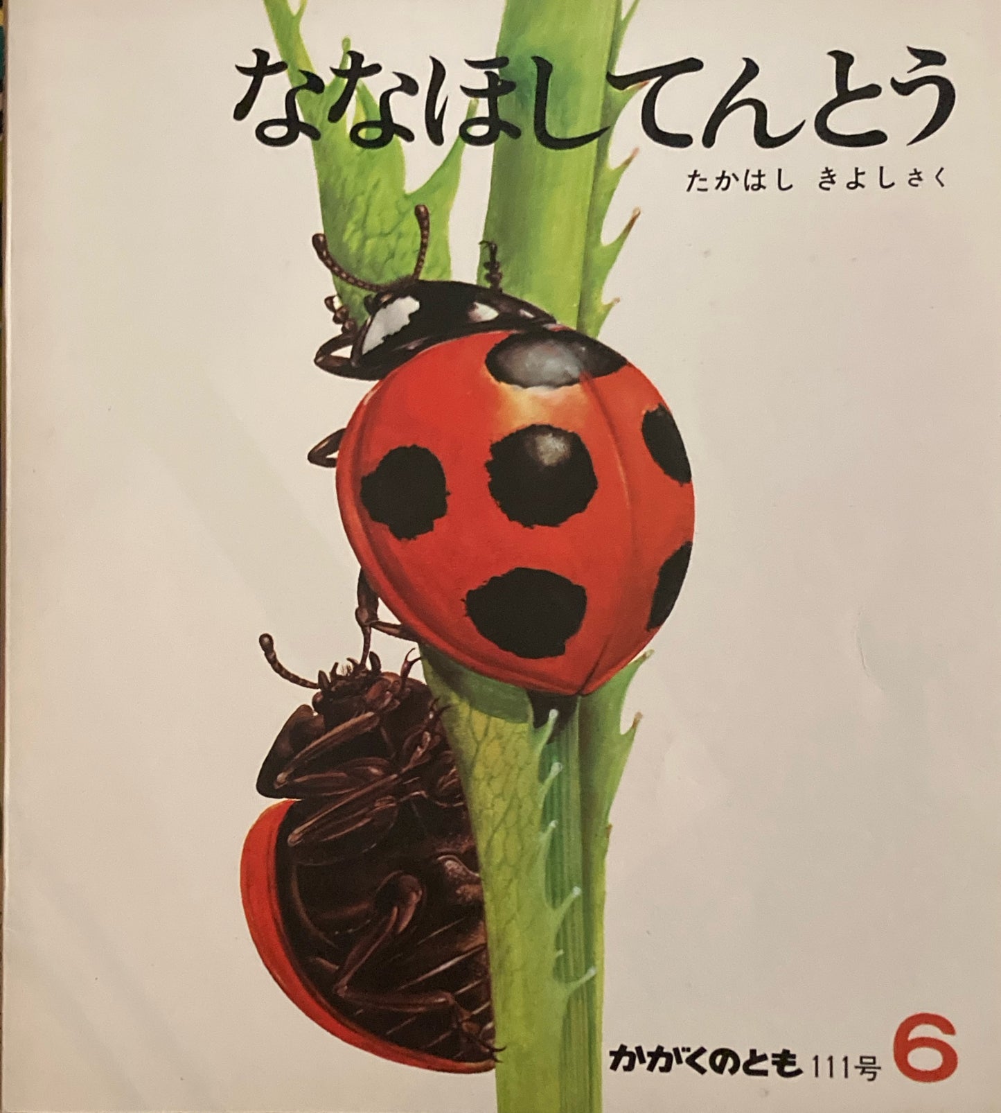ななほしてんとう たかはしきよし かがくのとも111号 1978年6月号