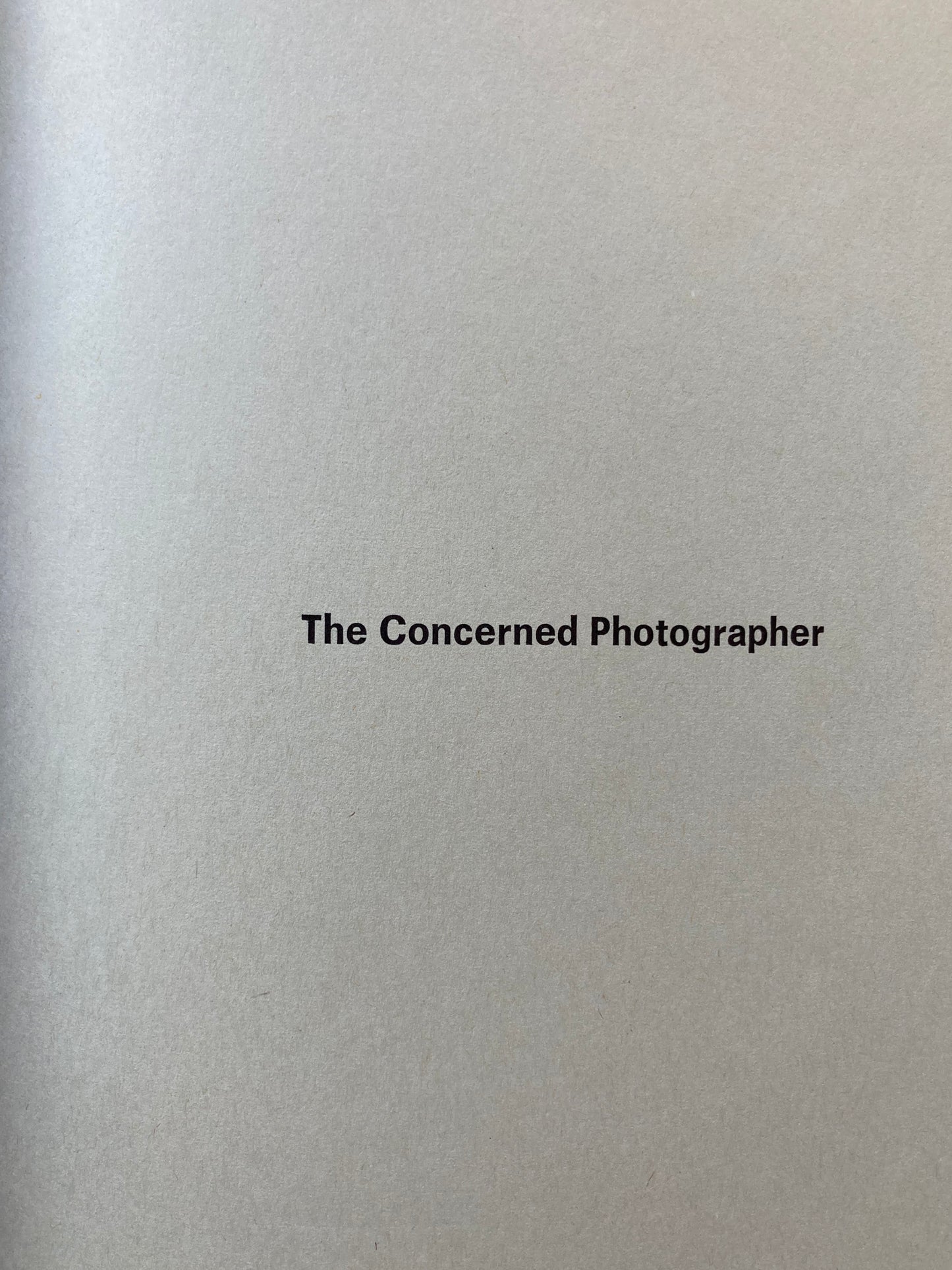 the concerned photographer