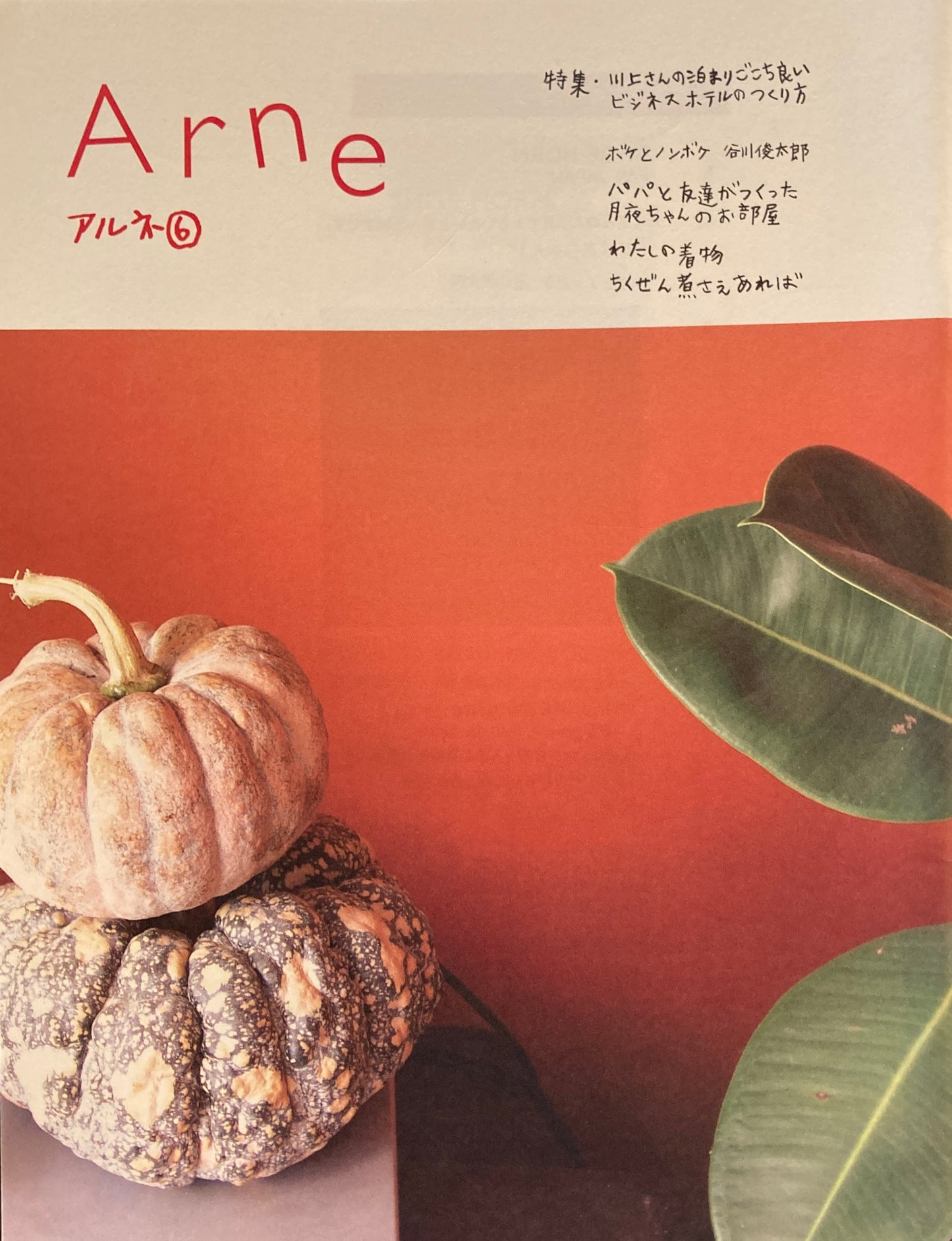 Arne 6 アルネ6 大橋歩