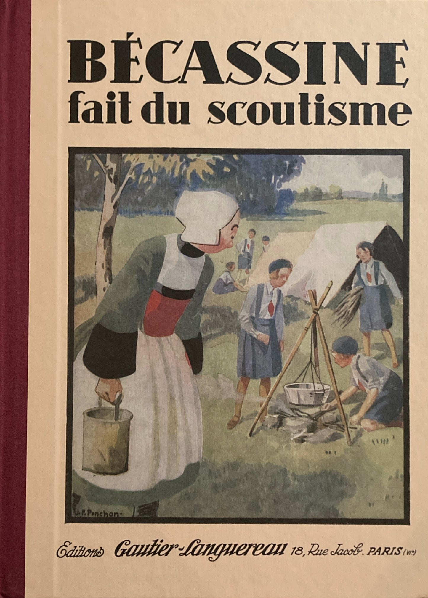 Becassine fait du scoutisme スカウト活動 ベカシーヌ