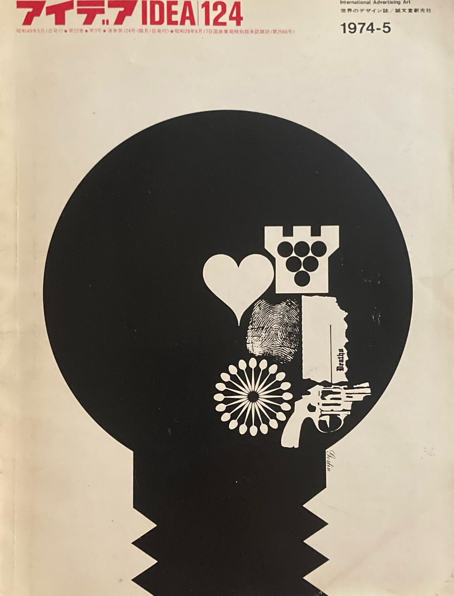 アイデア 124号 1974年5月号 idea magazine