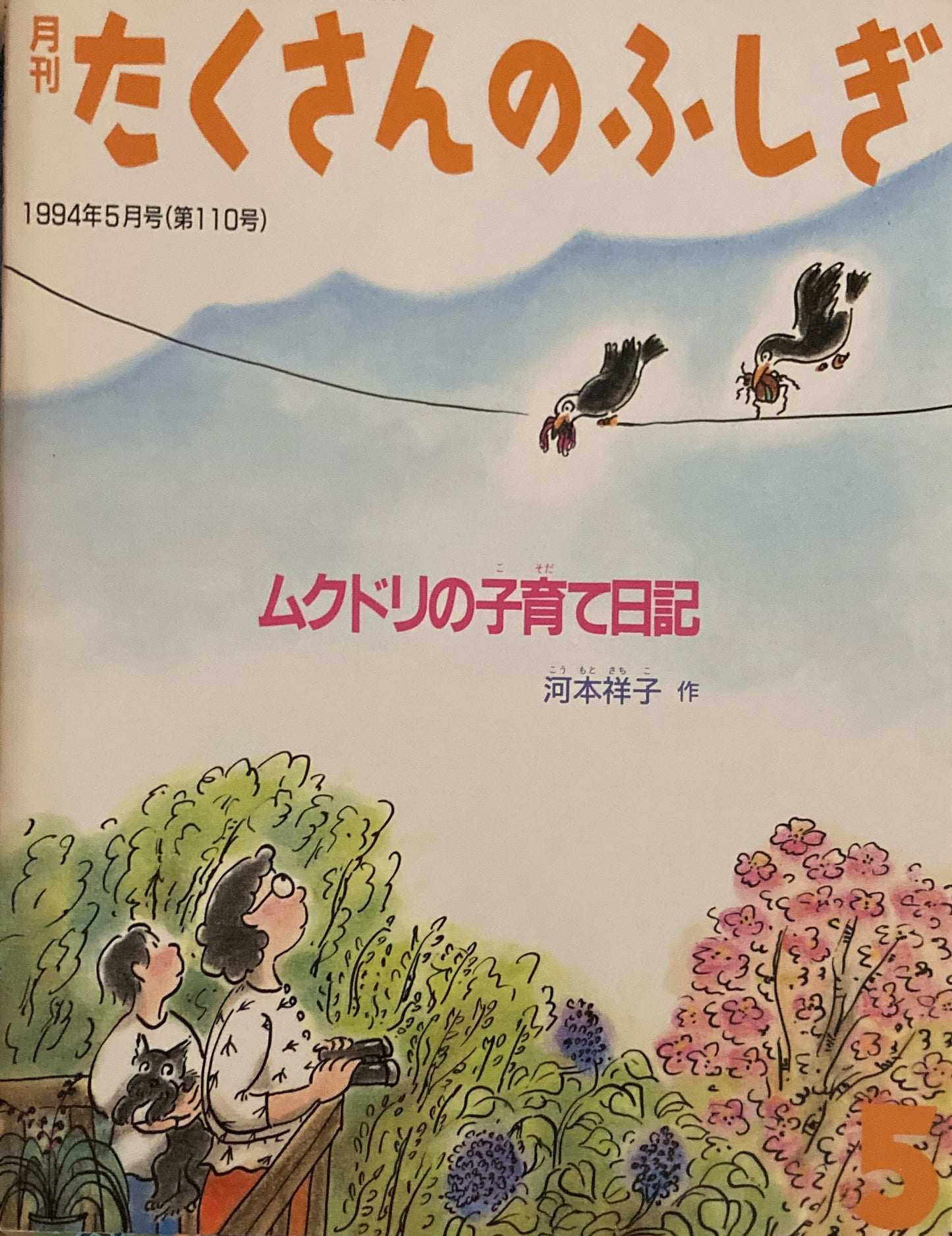 ムクドリの子育て日記 たくさんのふしぎ110号 1994年5月号
