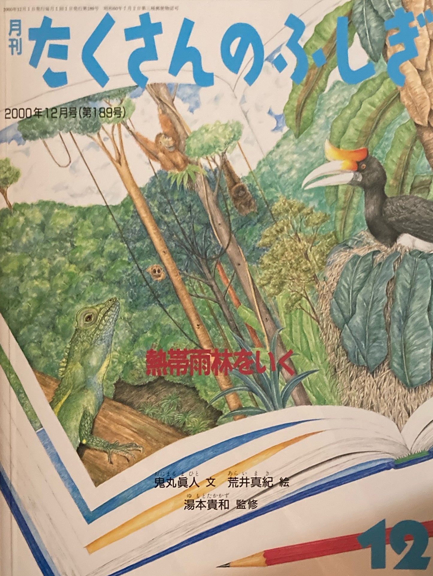 熱帯雨林をいく たくさんのふしぎ189号 2000年12月号