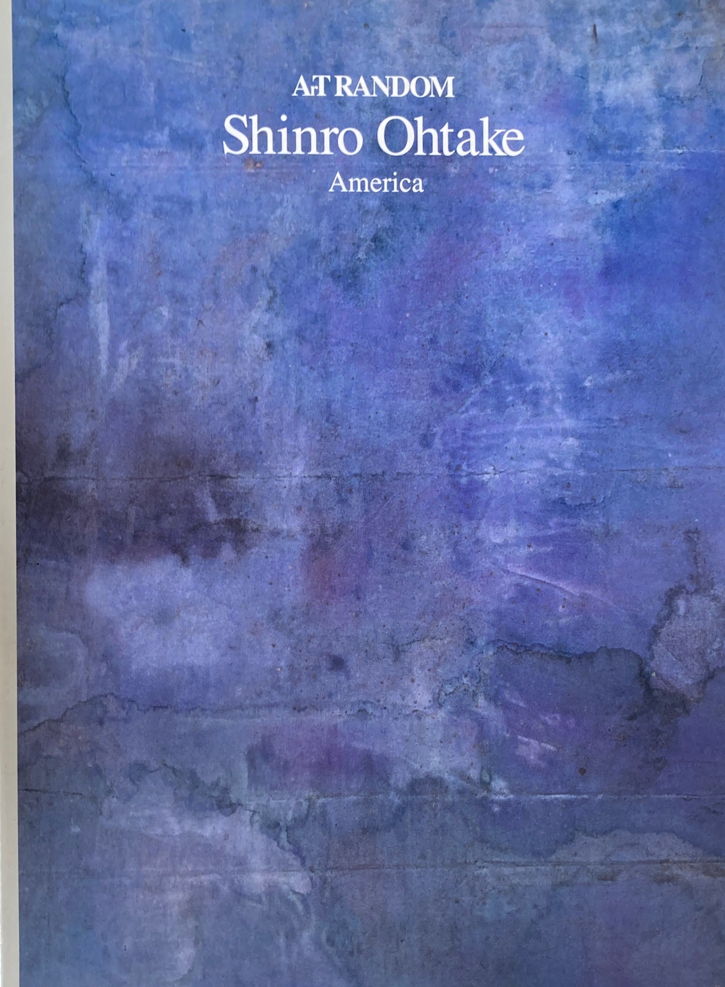 ArT RANDOM 1 アートランダム Shinro Ohtake America 大竹伸朗