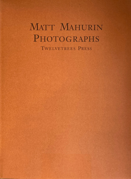 Matt Mahurin Photographs Twelvetrees Press 1989