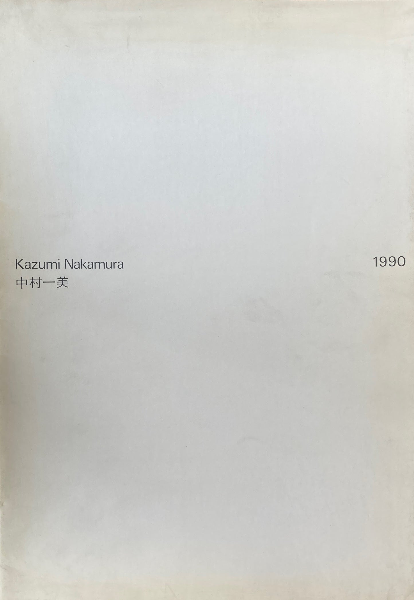中村一美 1990 南天子画廊