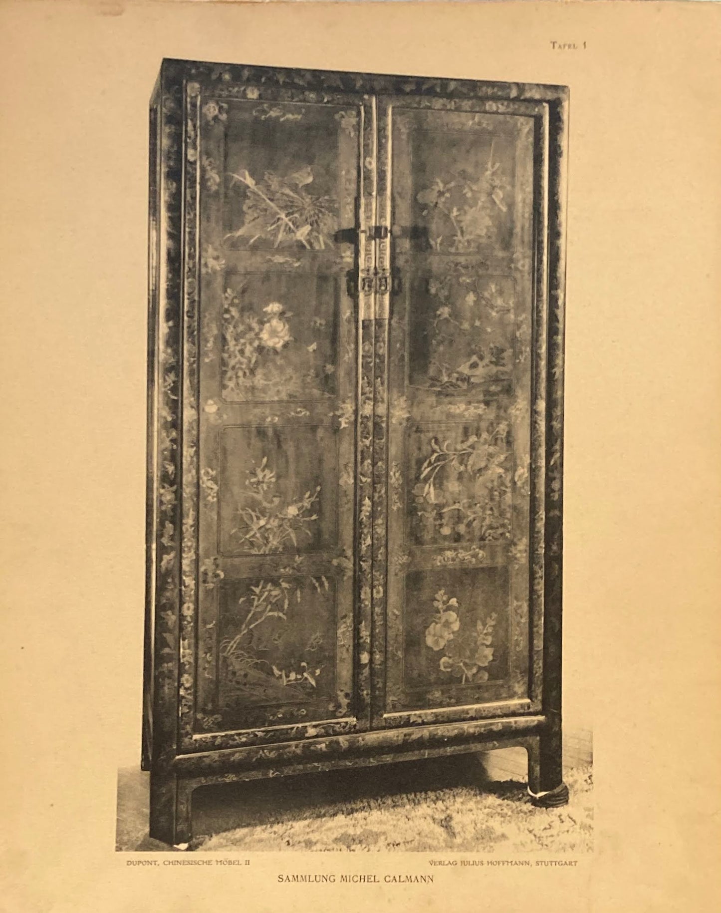 chinesische möbel zweite reihe Maurice Dupont