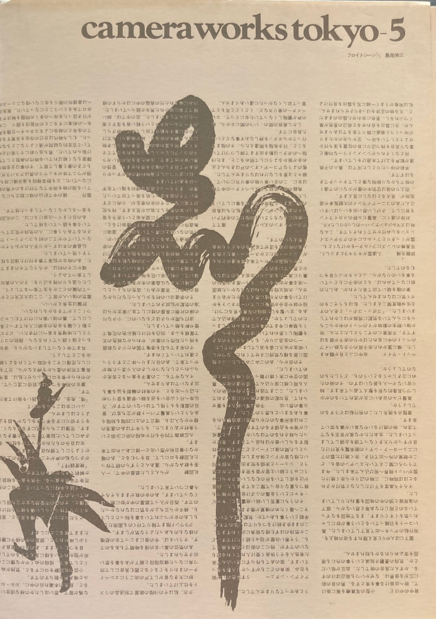 camera works tokyo 5号 フロイトシーン1/3 島尾伸三