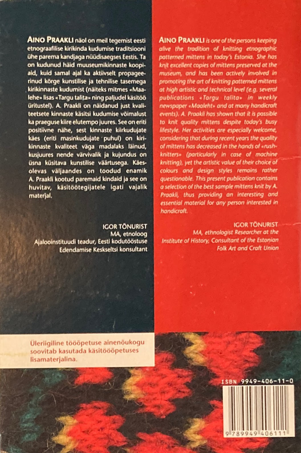 Kirikindad 1 Aino Praakli patterned mittens