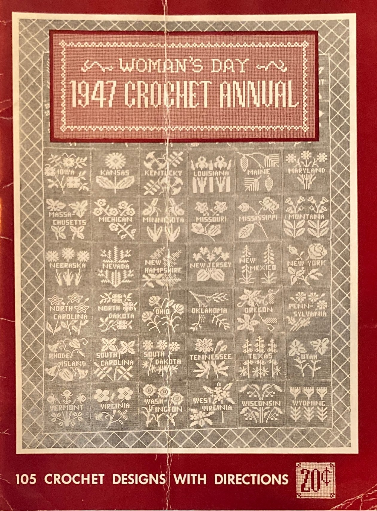 Woman's Day 1947 Crochet Annual 105Crochet designs with Direkutions